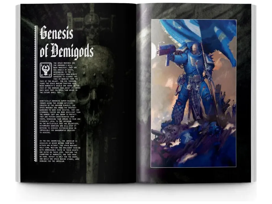 Games Workshop - Warhammer 40K - Codex - Space Marines - 10th Edition - Hardcover - 48-01 - Image 3