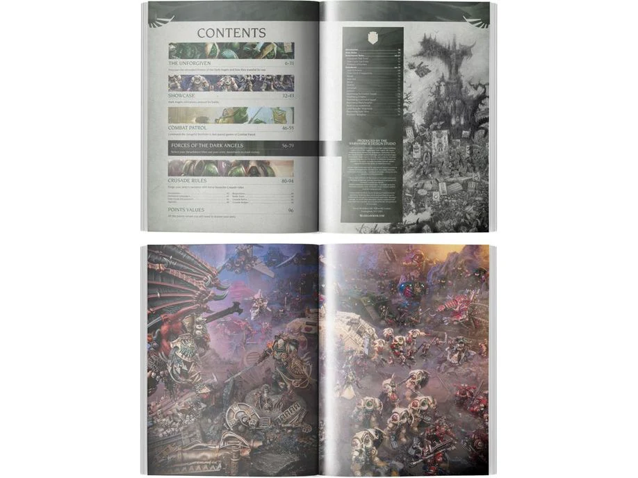 Games Workshop - Warhammer 40K - Codex Supplement - Dark Angels - 10th Edition - Hardcover - Image 2