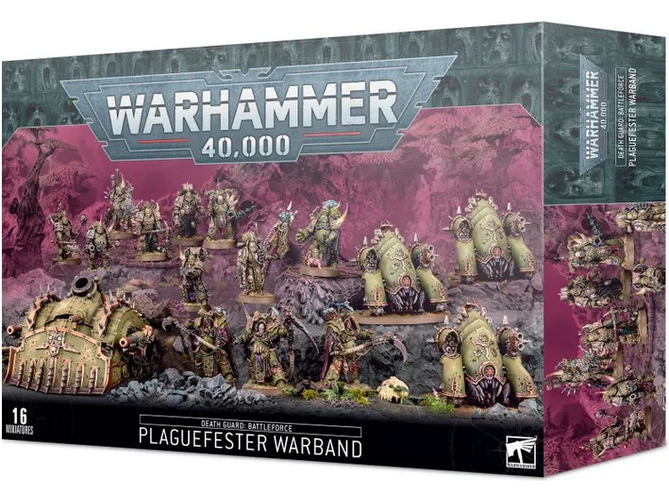 Games Workshop - Warhammer 40K - Death Guard - Battleforce - Plaguefester Waband - 43-71