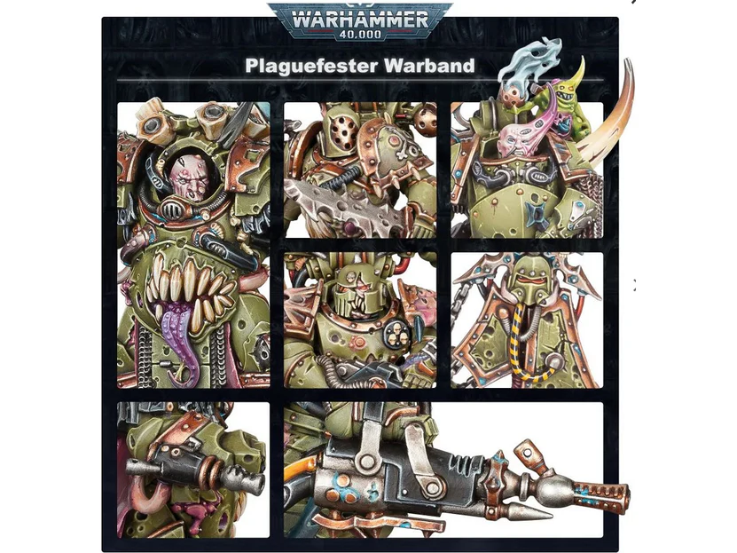 Games Workshop - Warhammer 40K - Death Guard - Battleforce - Plaguefester Waband - 43-71 - Image 3