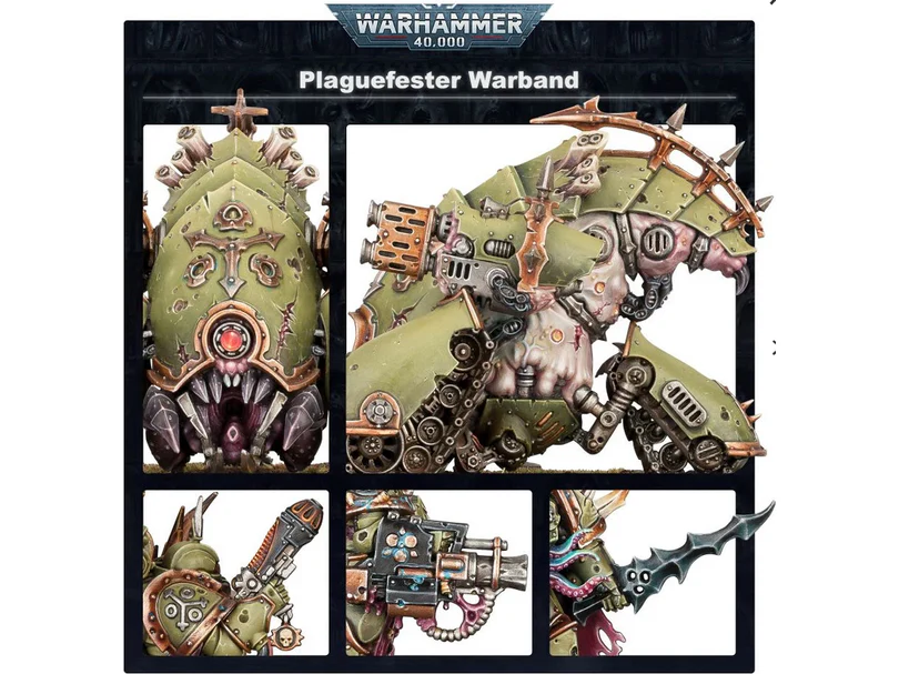 Games Workshop - Warhammer 40K - Death Guard - Battleforce - Plaguefester Waband - 43-71 - Image 4