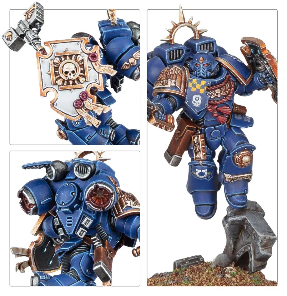 Games Workshop - Warhammer 40K - Space Marines - Captain with Jump Pack and Relic Shield - 48-102 - Image 2