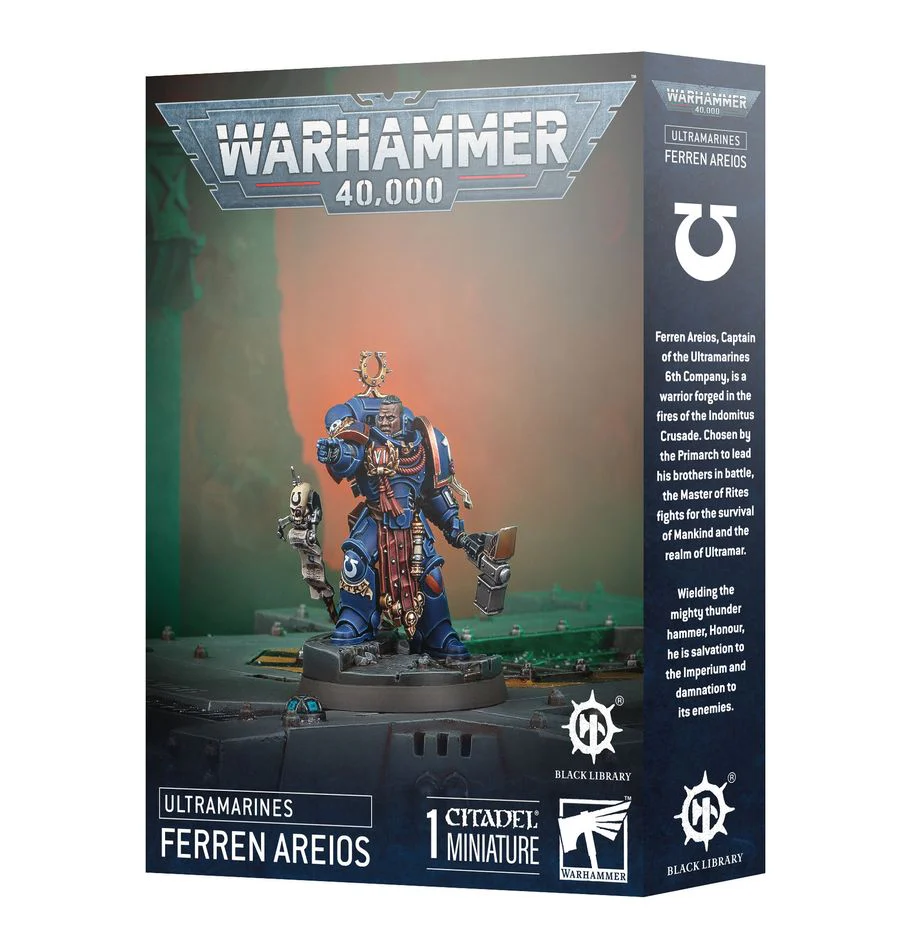 Games Workshop - Warhammer 40K - Black Library - Space Marines - Ferren Areios - 55-37