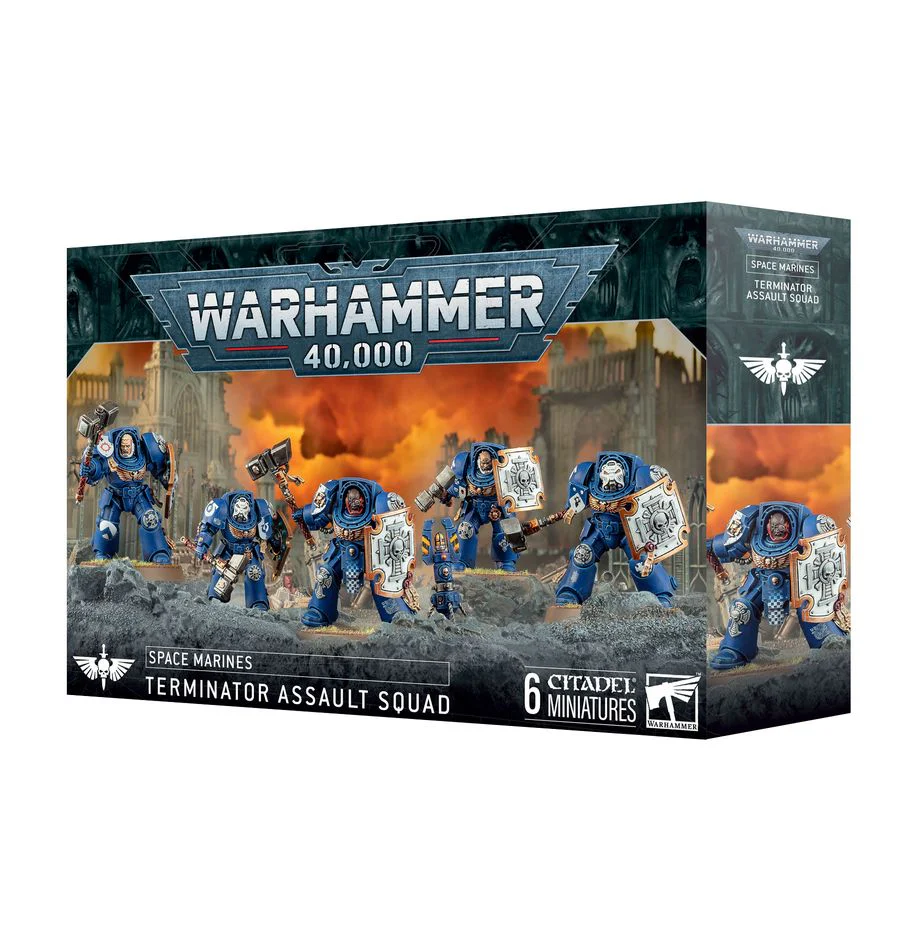 Games Workshop - Warhammer 40K - Space Marines - Terminator Assault Squad - 48-34