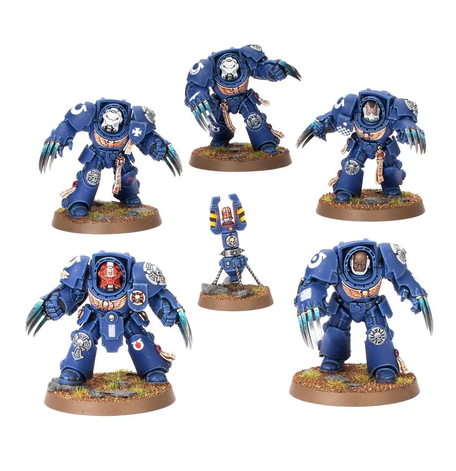 Games Workshop - Warhammer 40K - Space Marines - Terminator Assault Squad - 48-34 - Image 3