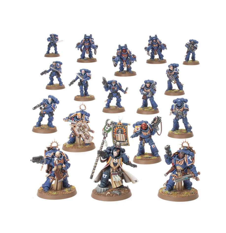 Games Workshop - Warhammer 40K - Space Marines - Ultramarines Combat Patrol - 73-558 - Image 2