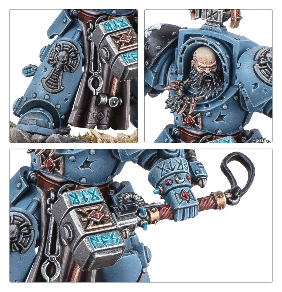 Games Workshop - Warhammer 40K - Space Wolves - Arjac Rockfist - 53-38 - Available July 12th 2025 - Image 3