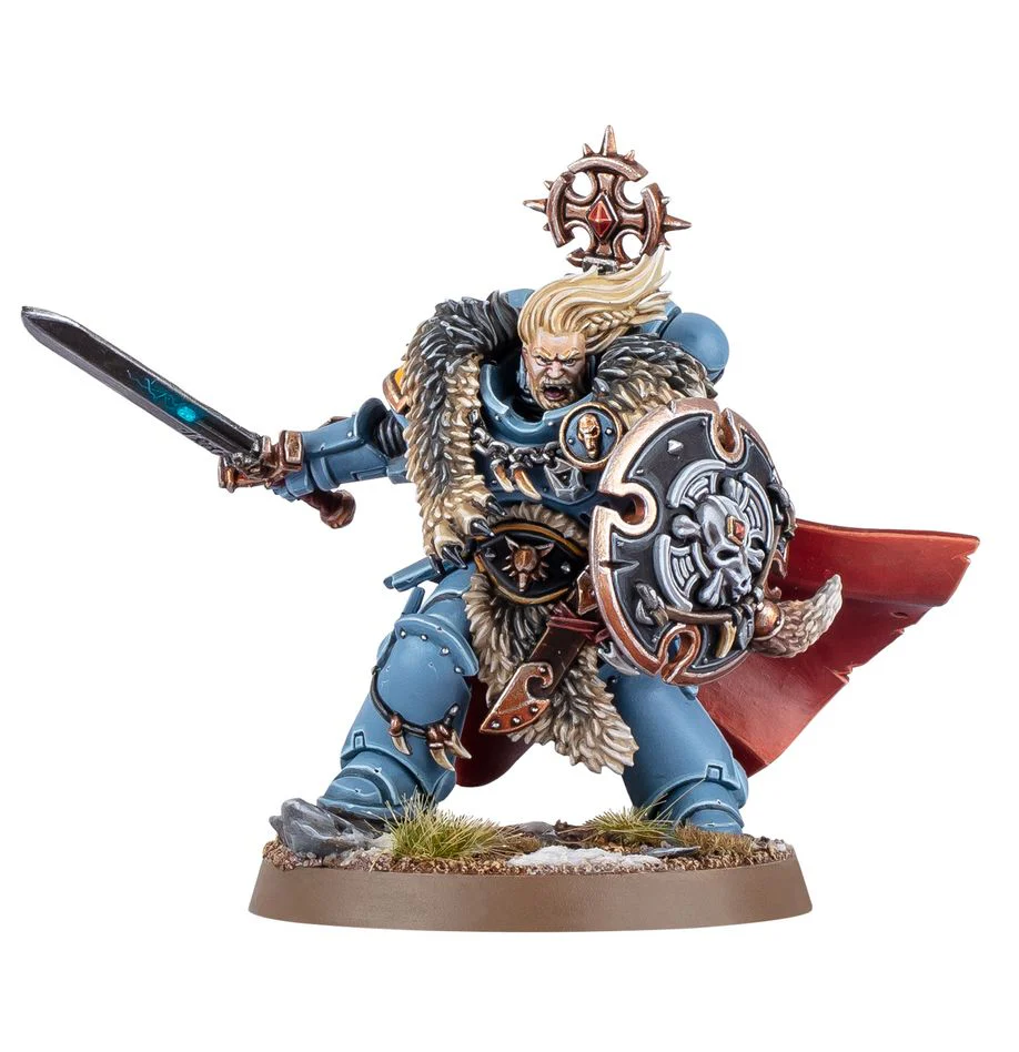 Games Workshop - Warhammer 40K - Space Wolves - Wolf Guard Battle Leader - 53-31