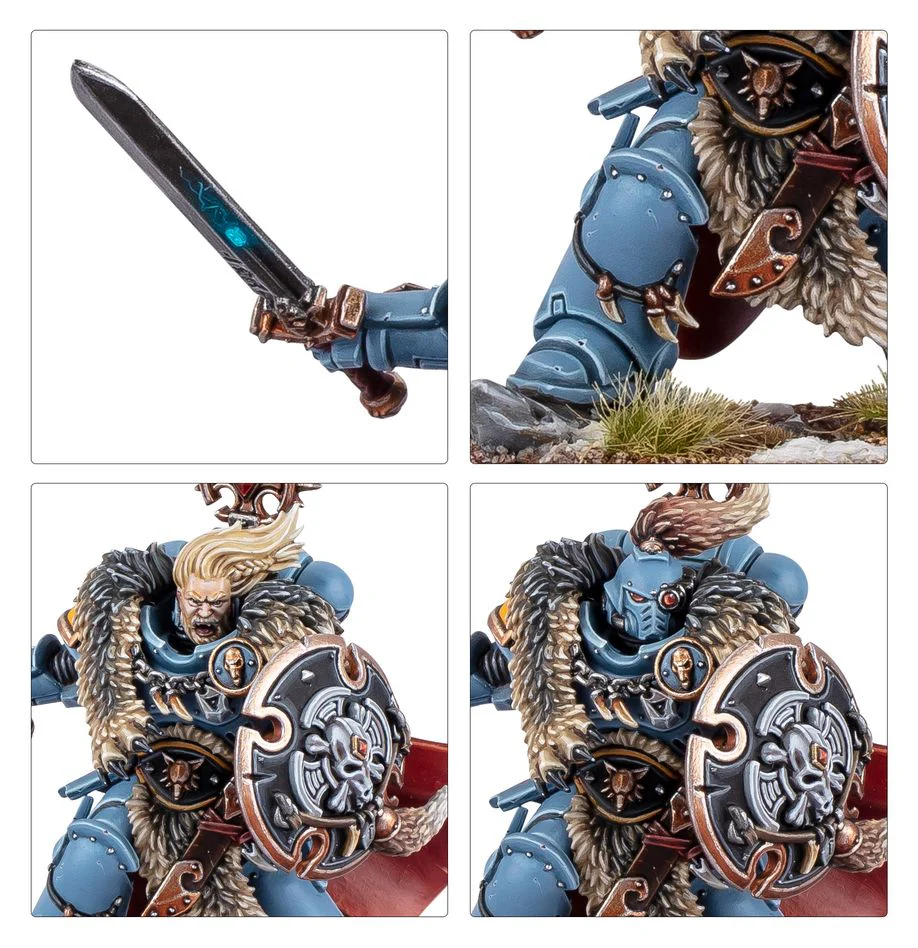 Games Workshop - Warhammer 40K - Space Wolves - Wolf Guard Battle Leader - 53-31 - Image 4