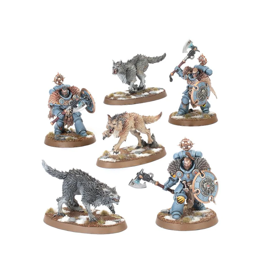 Games Workshop - Warhammer 40K - Space Wolves - Wolf Guard Headtakers - 53-29 - Image 2