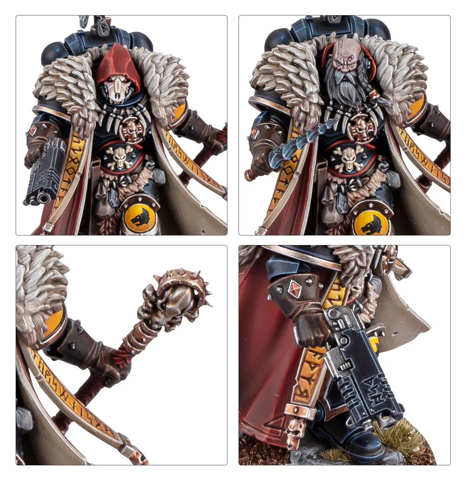 Games Workshop - Warhammer 40K - Space Wolves - Wolf Priest - 53-32 - Image 2
