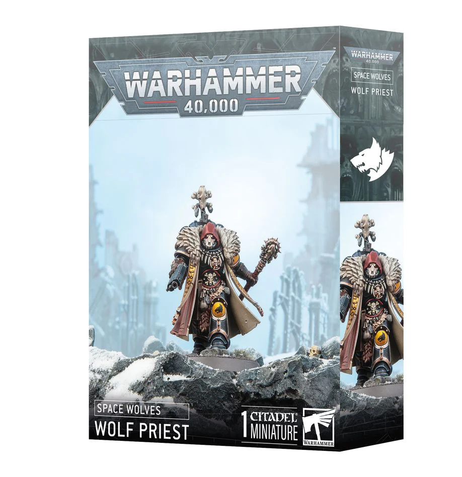 Games Workshop - Warhammer 40K - Space Wolves - Wolf Priest - 53-32 - Image 3