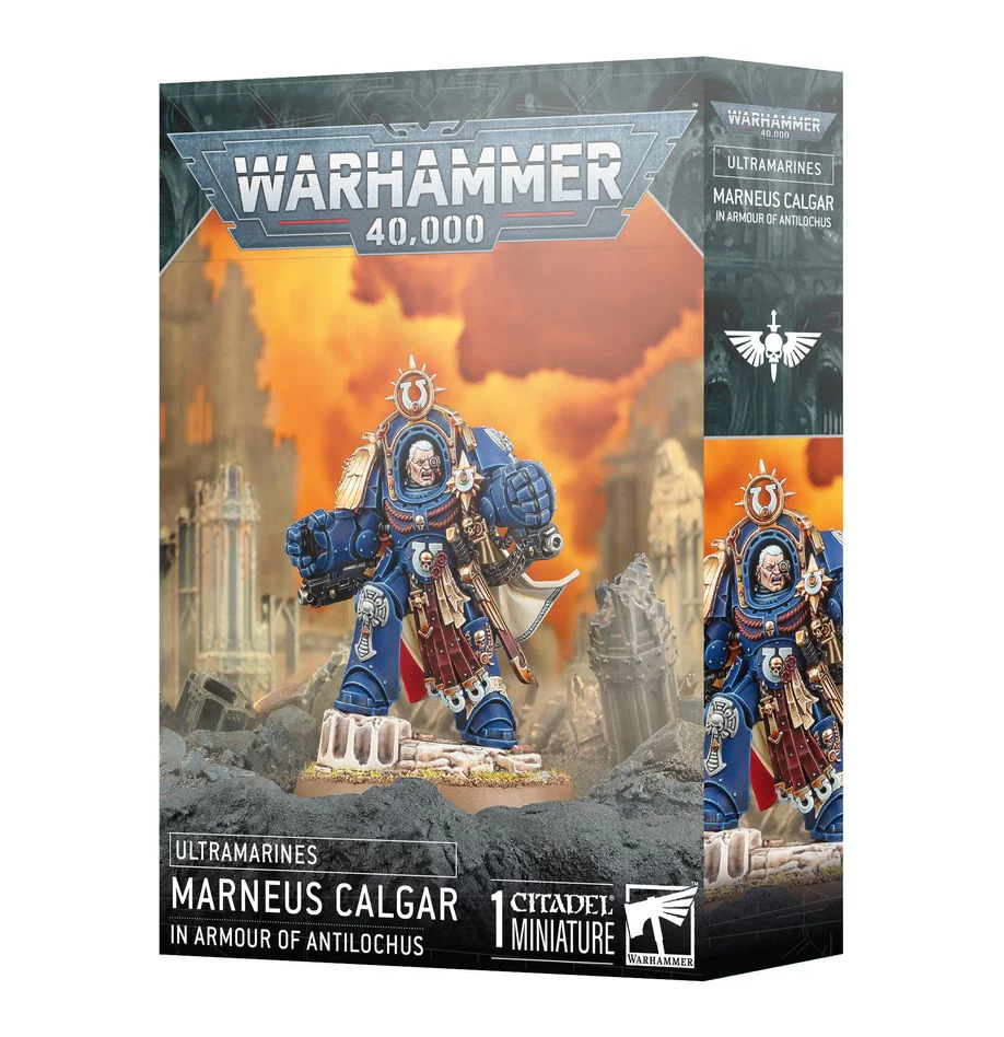 Games Workshop - Warhammer 40K - Space Marines - Marneus Calgar in Armor of Antilochus - 55-47