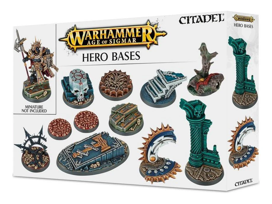Games Workshop - Warhammer Age of Sigmar - Hero Bases Kit - 64-02