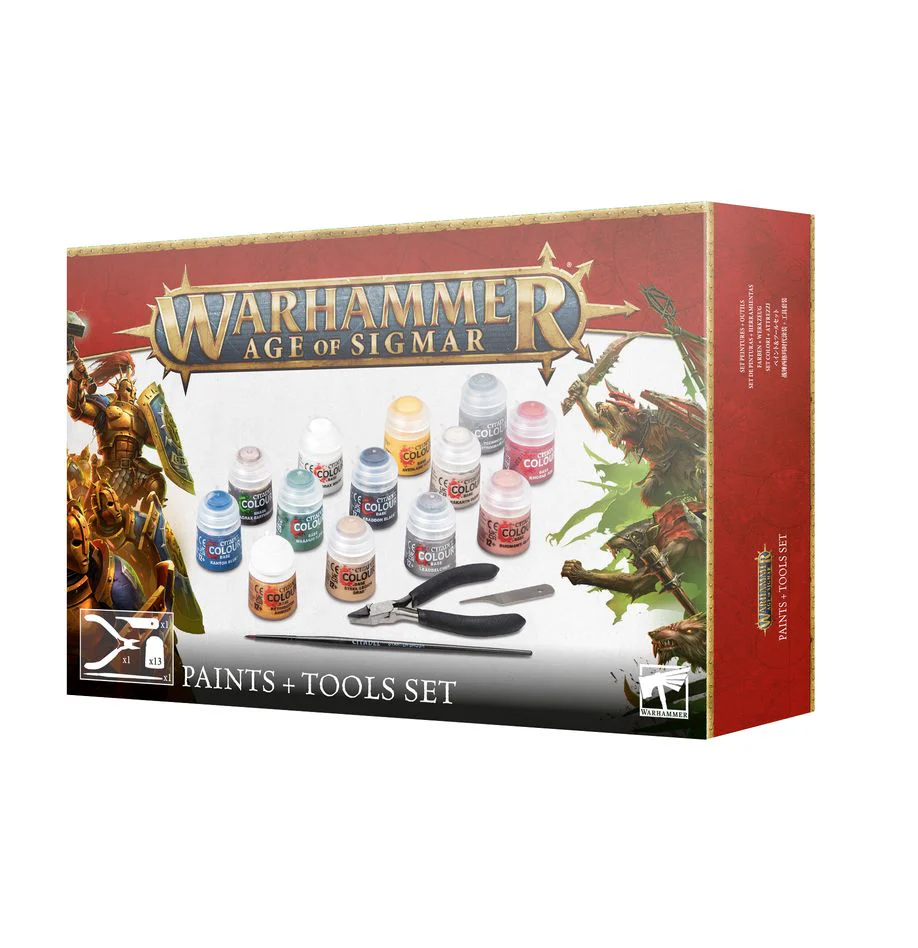 Games Workshop - Warhammer Age of Sigmar - Paints and Tool Set - NEW - 80-17 - Image 3
