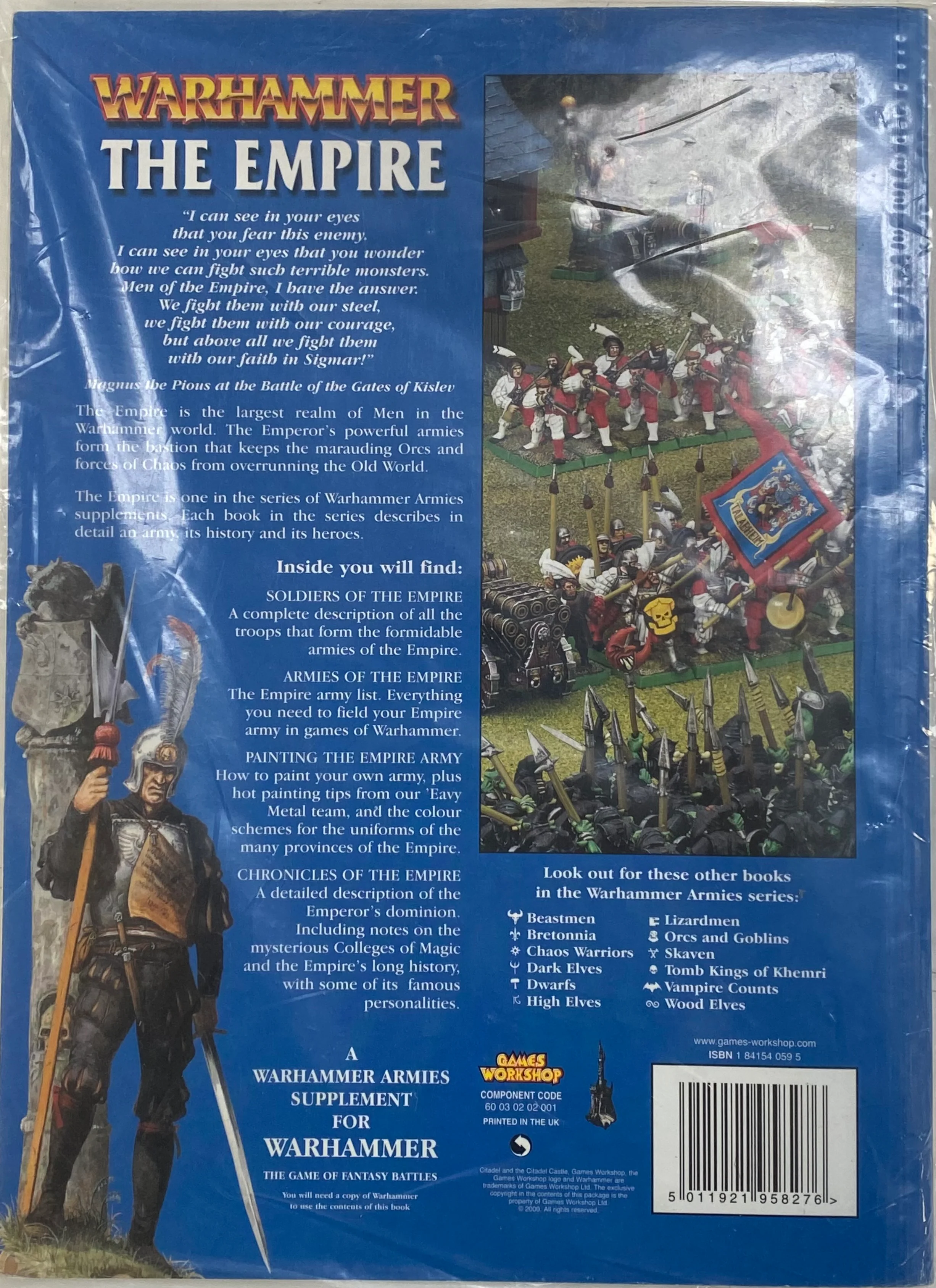 Games Workshop - Warhammer Fantasy (6th Edition) - Empire - Faction Codex - OUT OF PRINT - WH0030 - Image 2