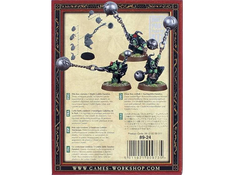 Games Workshop - Warhammer Fantasy - Orcs and Goblins - Night Goblin Fanatics - 89-24 - (2010 Production) - Image 2