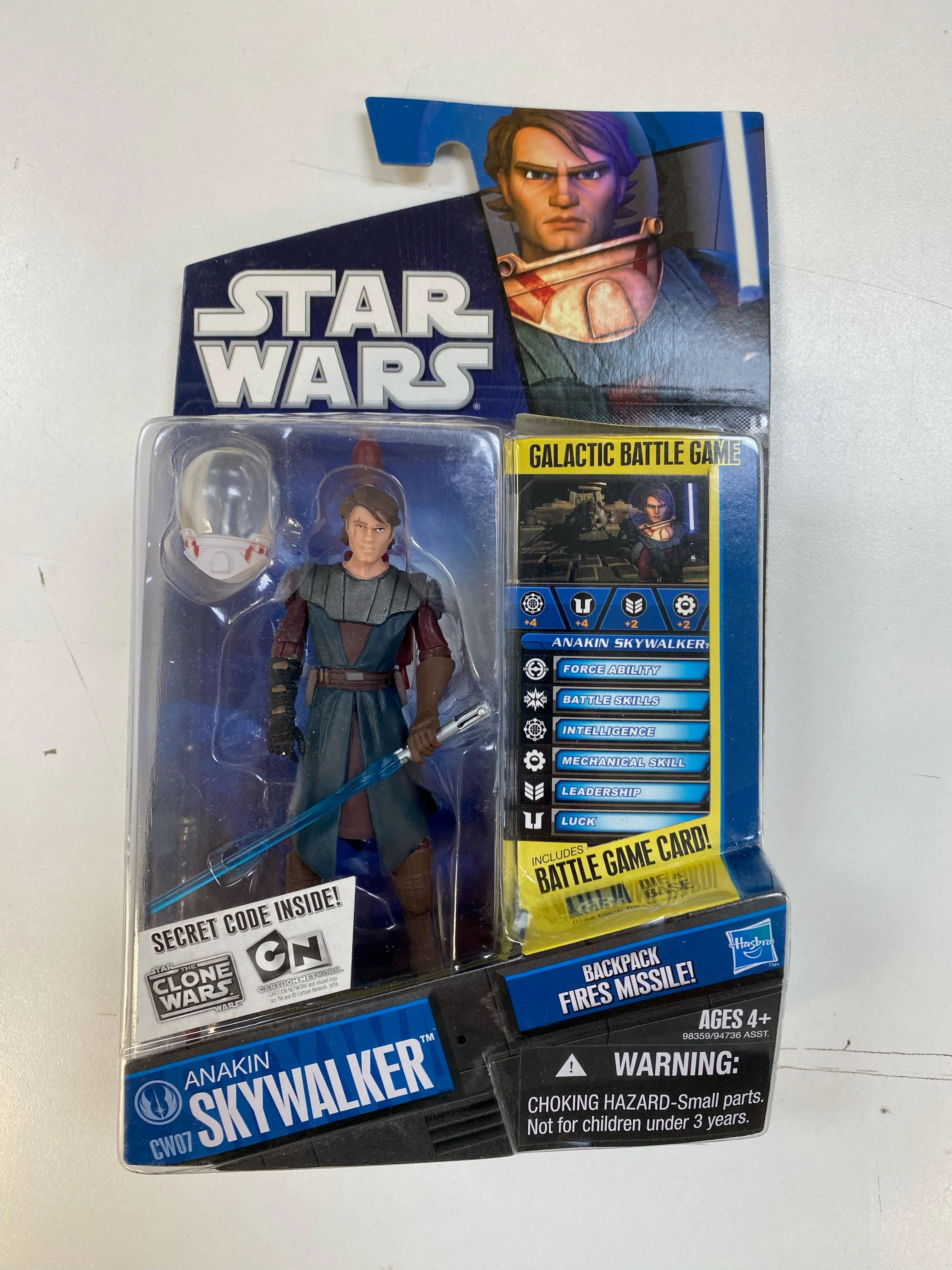 Hasbro - Star Wars - Clone Wars Animated Series - Anakin Skywalker Space Suit - Action Figure - CW07