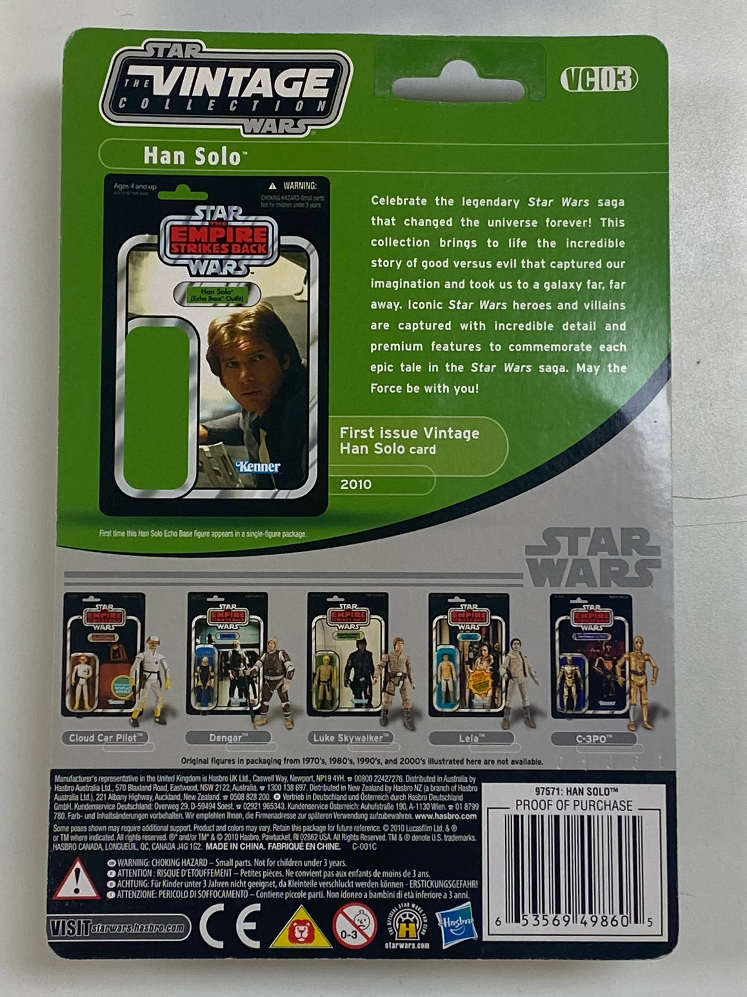 Hasbro - Star Wars - Emire Strike Back - Han Solo Echo Base Outfit - Action Figure - VC03 - Image 2