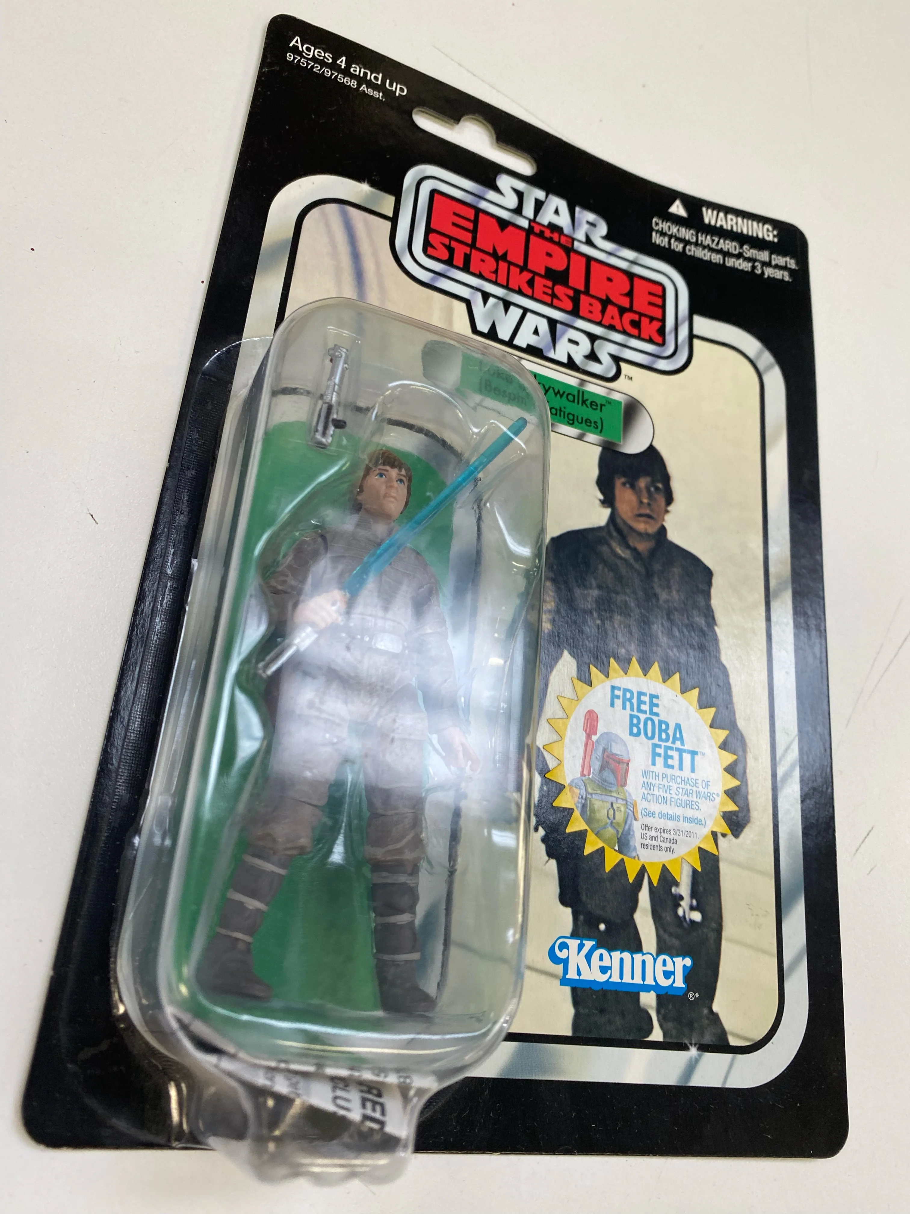 Hasbro - Star Wars - Revenge of the Sith 2010 Vintage Series - Luke Skywalker Bespin Fatigues 6" Action Figure - Image 3