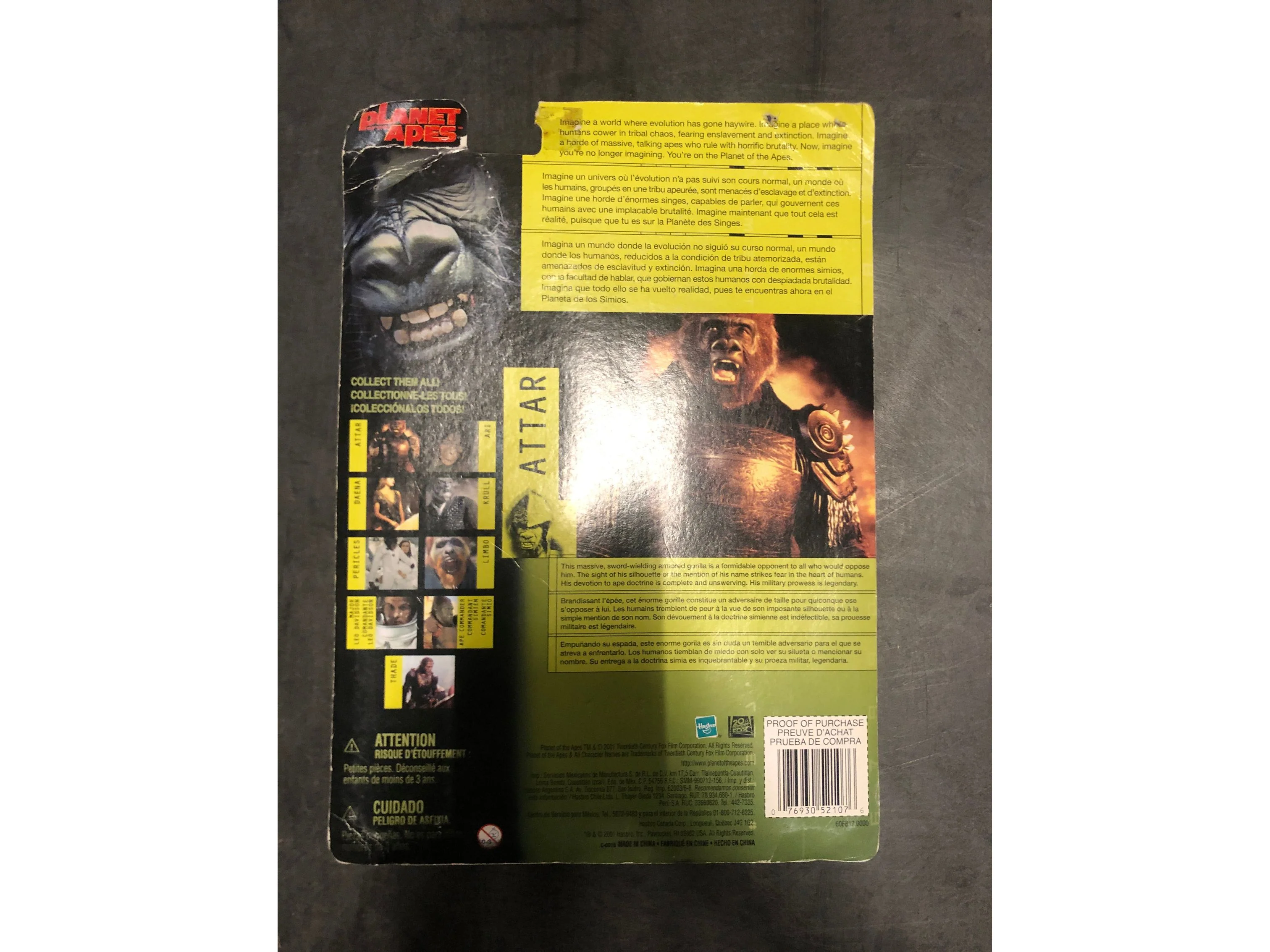 Hasbro - Tim Burton's - Planet of the Apes - Attar - Action Figure - Image 5