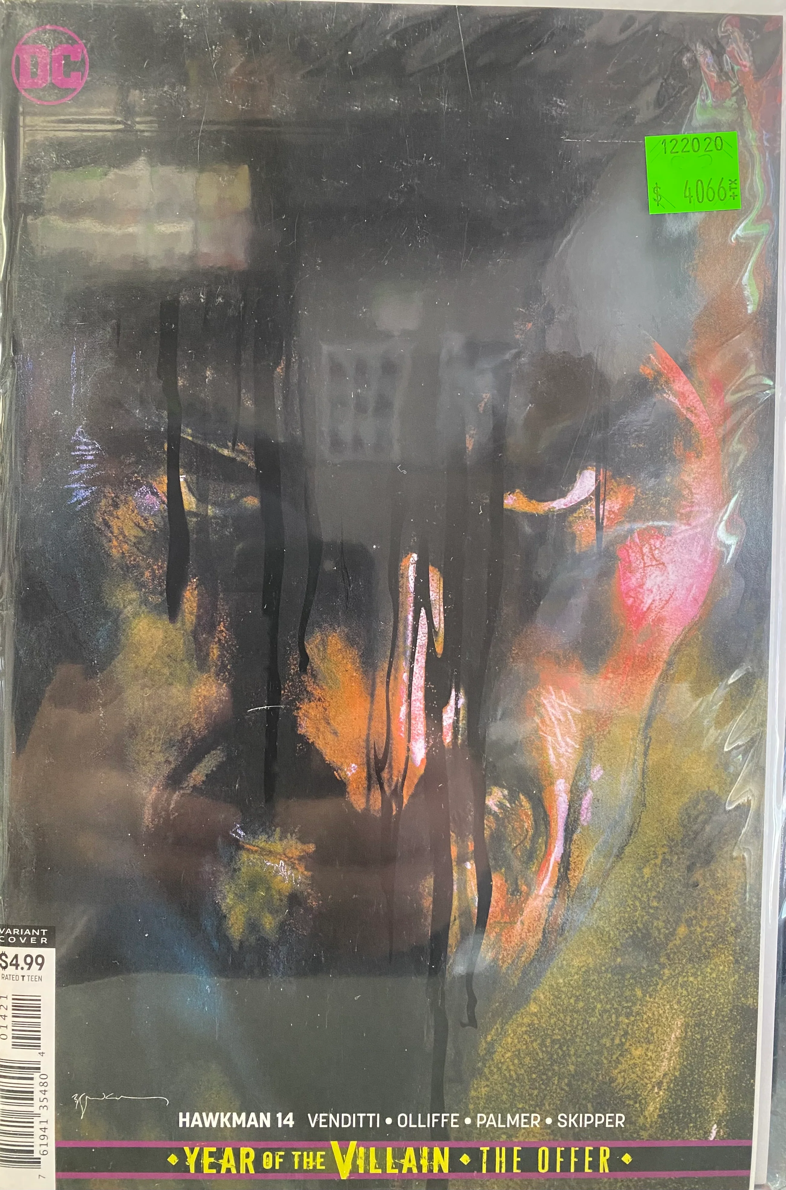 DC Comics - Hawkman (2018) 014 - Cover B YOTV Card Stock Variant Edition (Cond. FN-) - 4066