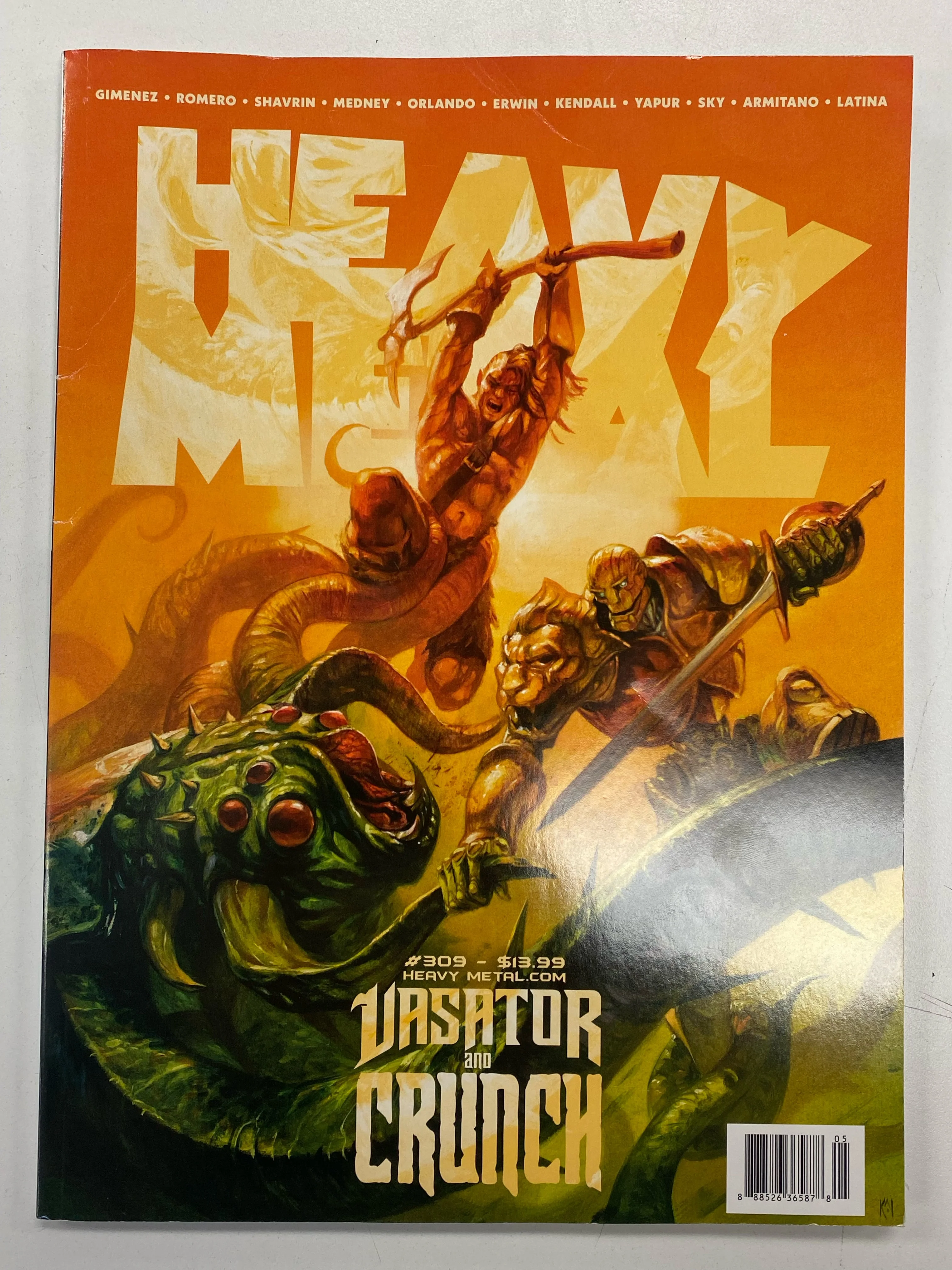 Heavy Metal Magazine - Heavy Metal (2021) 309 Riccardo Latina Variant Edition (Cond. VF-) MG0070