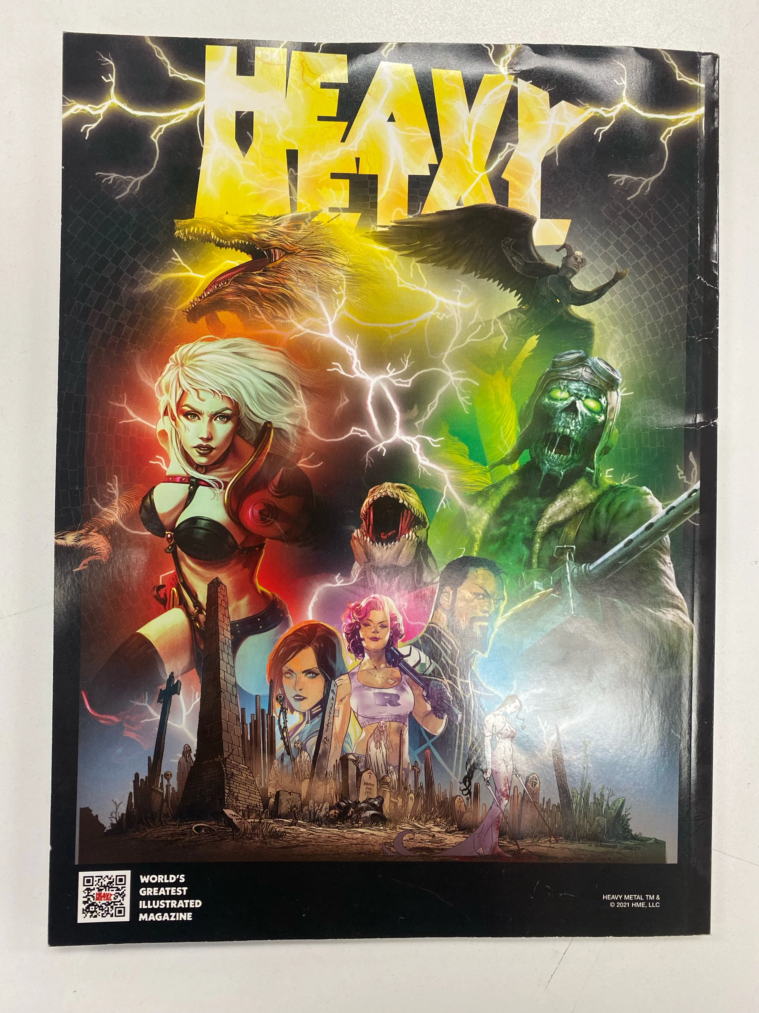 Heavy Metal Magazine - Heavy Metal (2021) 309 Riccardo Latina Variant Edition (Cond. VF-) MG0070 - Image 5