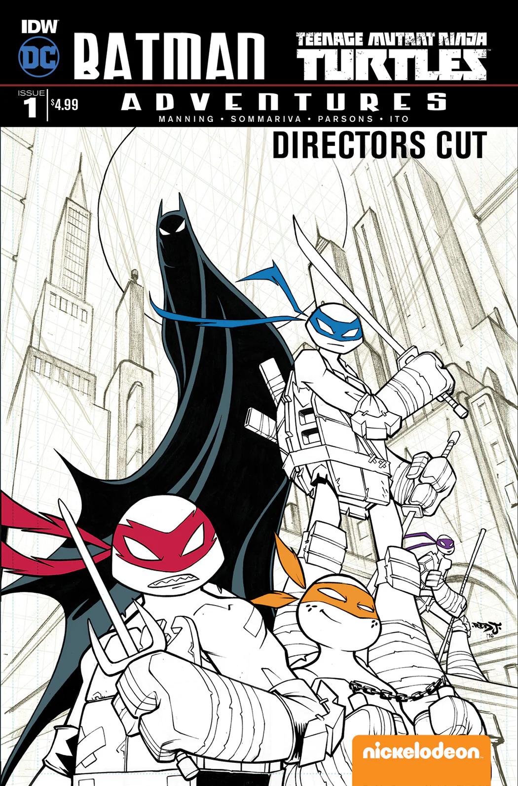 IDW - Batman TMNT Adventures 001 - Director's Cut (Cond. FN) - 1062