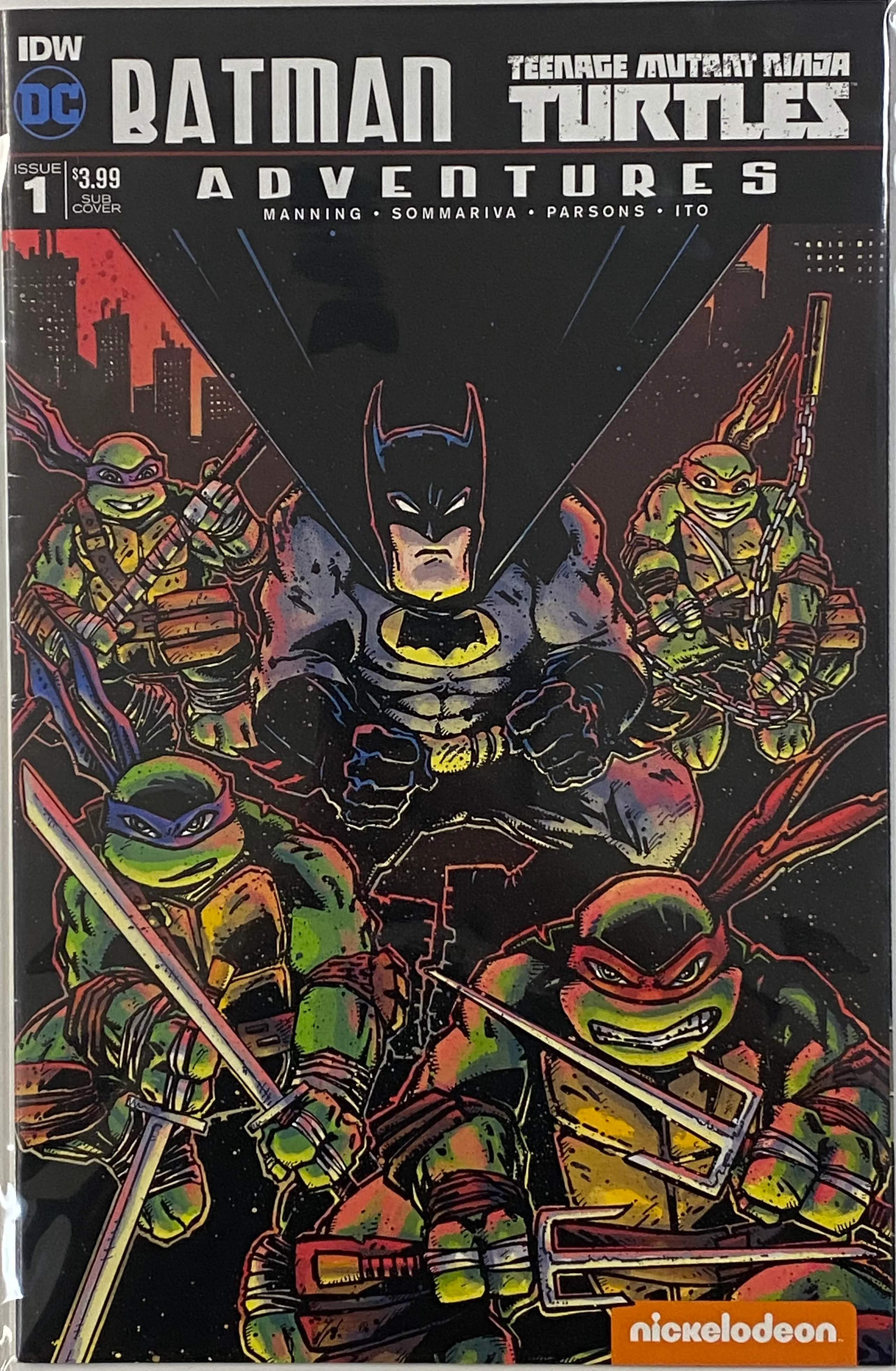 IDW - Batman TMNT Adventures (2016) 001 - Subscription Cover A Variant Edition (Cond. FN) - 1064