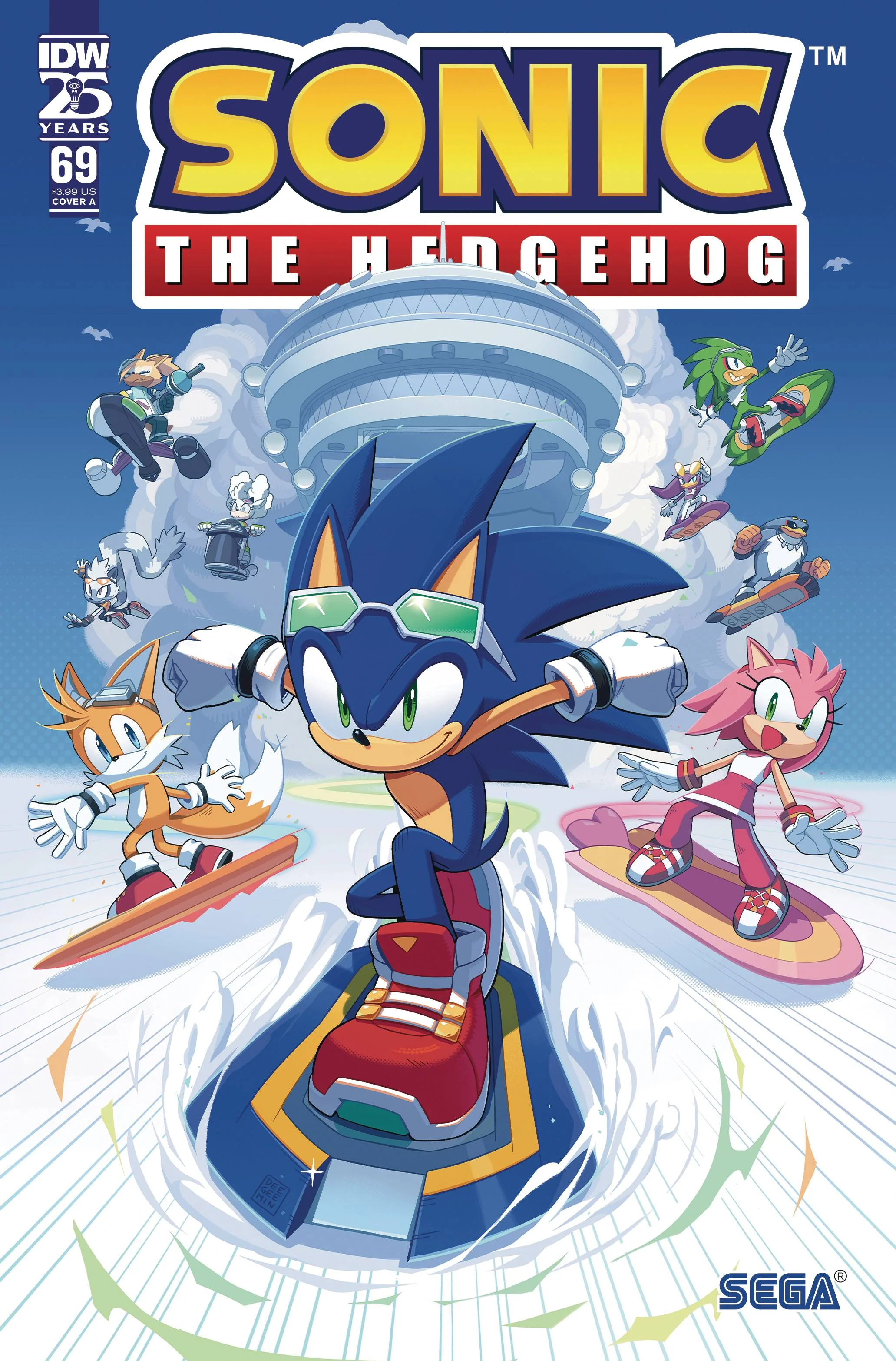 IDW Comics - Sonic the Hedgehog 069 - CVR A Kim Variant (Cond. VF-) 21744
