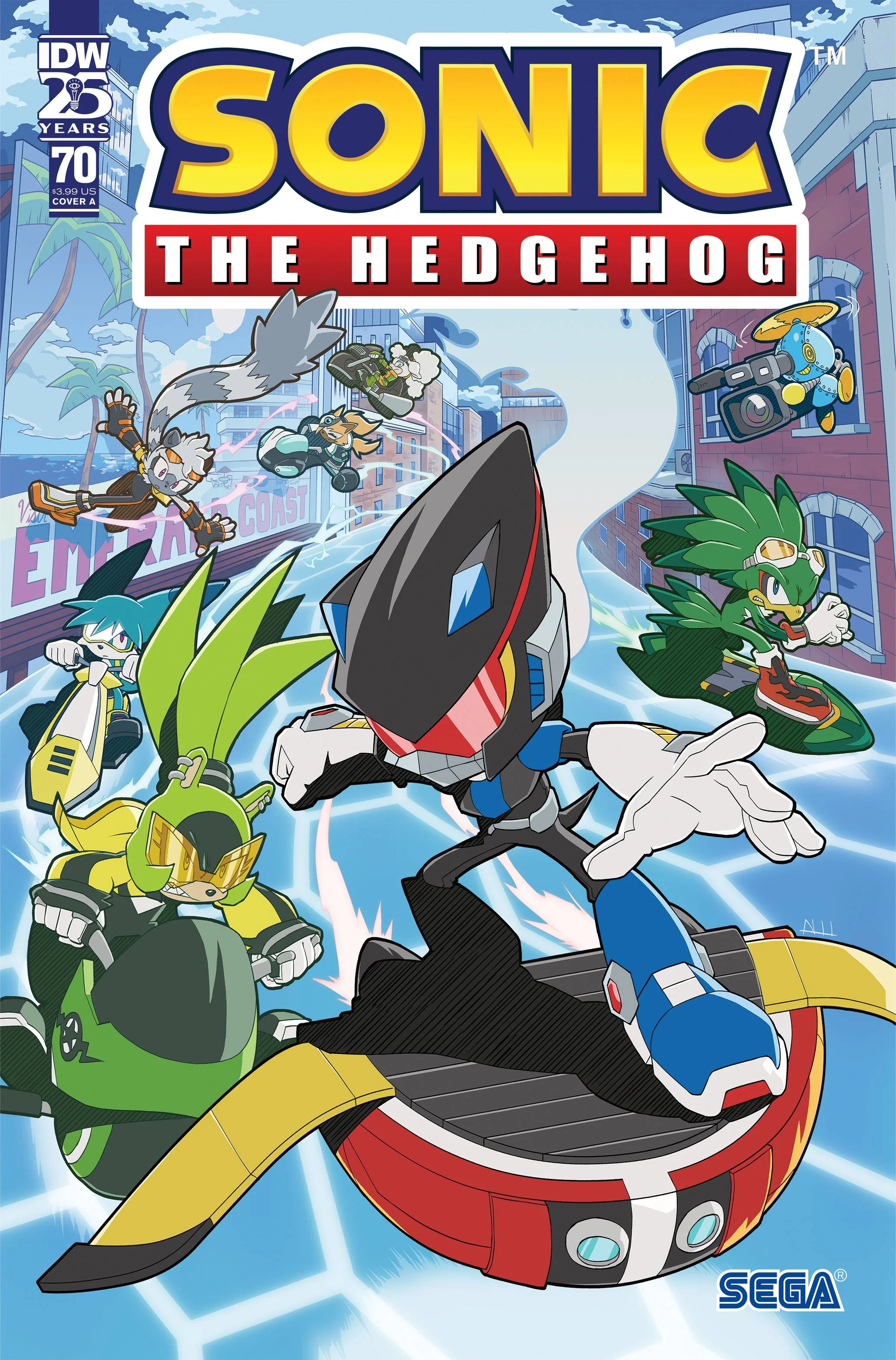 IDW Comics - Sonic the Hedgehog 070 - CVR A Hammerstrom Variant Edition (Cond. VF-) 22279