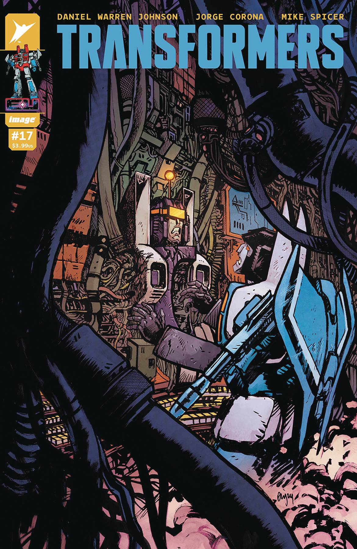 IDW Comics - Transformers (2023) 017 - Cover A Johnson & Spicer Variant Edition (Cond. VF-) - 22538
