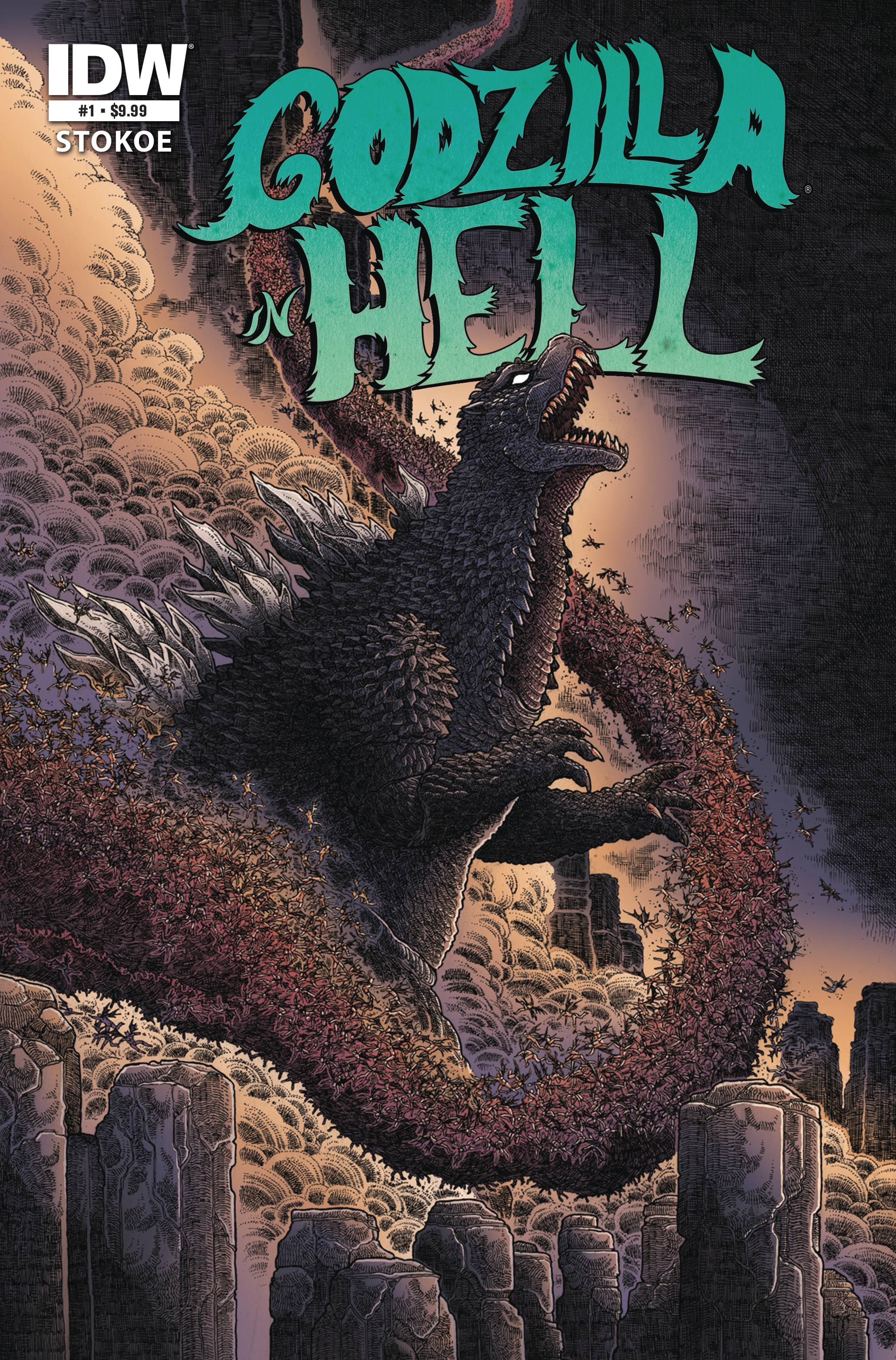 IDW - Godzilla - 70th Anniversary Foil Classics Godzilla in Hell (2025) 001 (Cond. VF-) - 22665