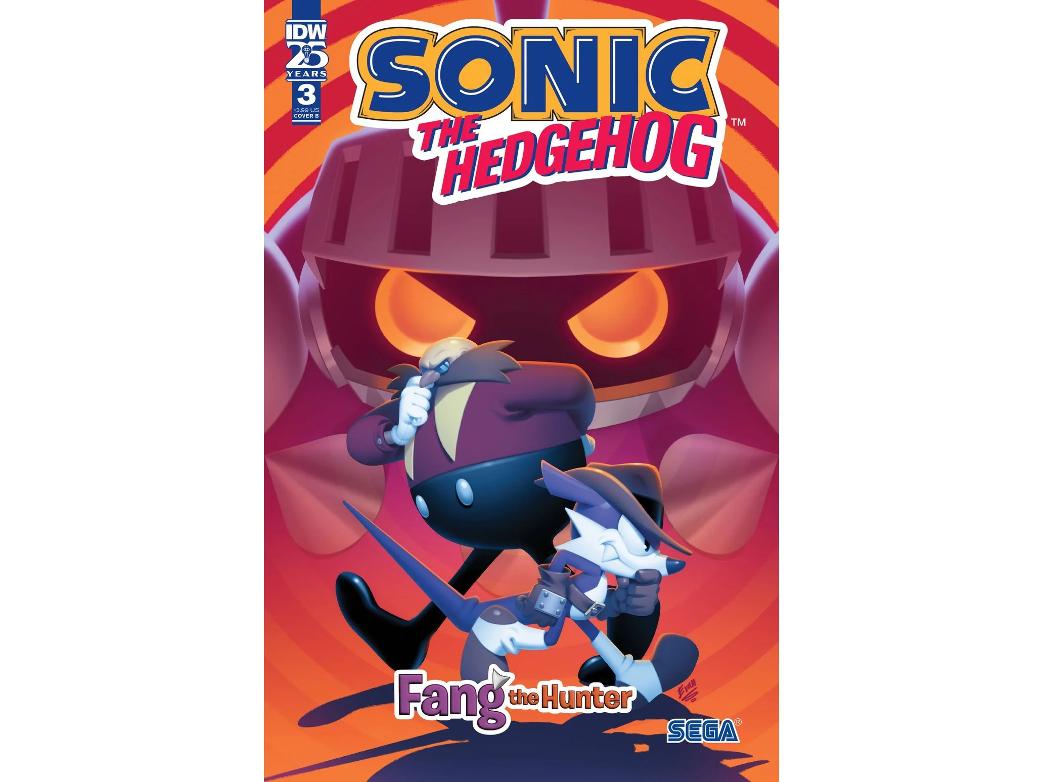 IDW - Sonic the Hedgehog Fang Hunter 003 (Cond. VF) CVR B - 21387