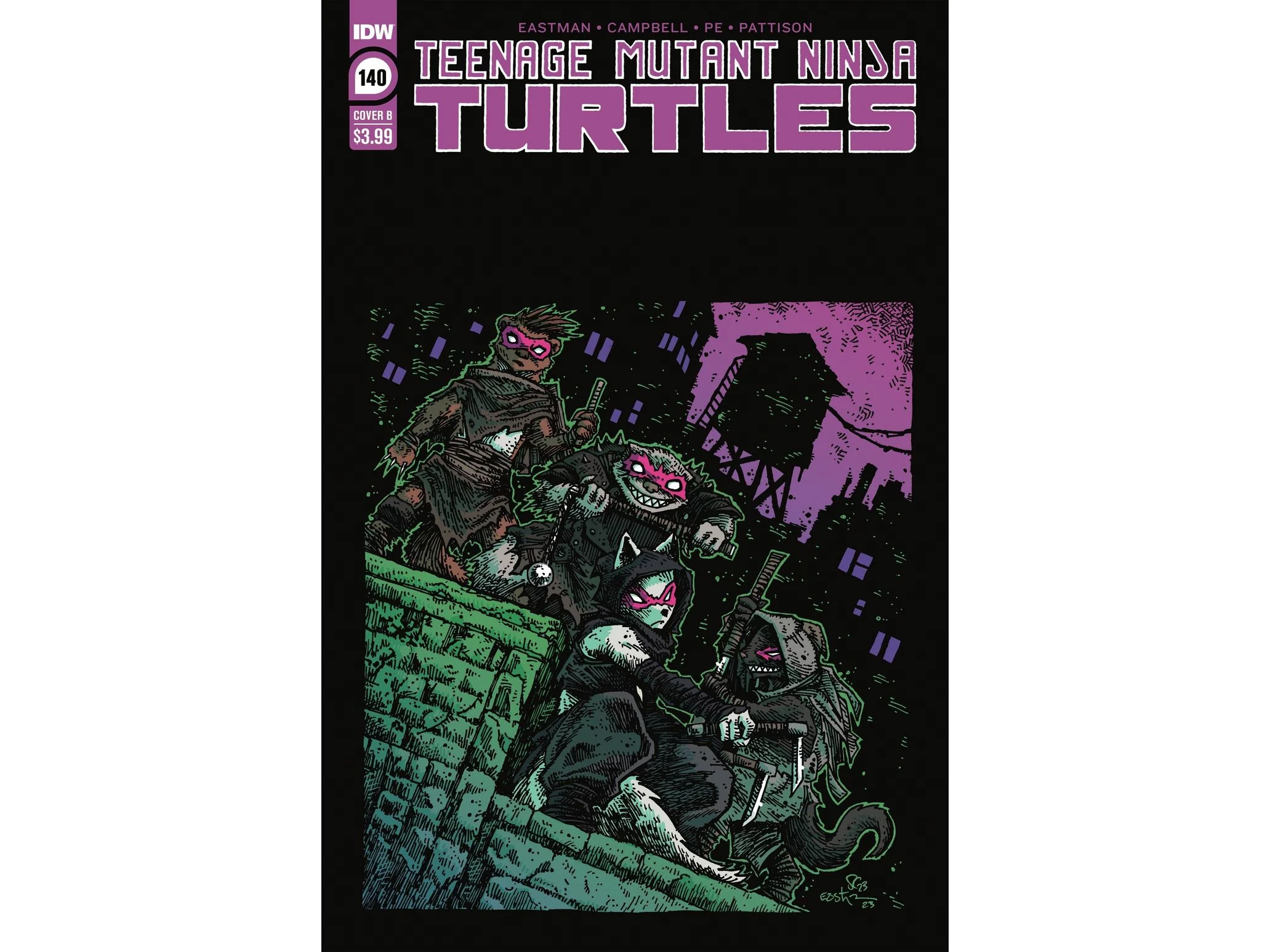 IDW - TMNT Ongoing 140 (Cond. VF-) CVR B Variant Edition - 17899