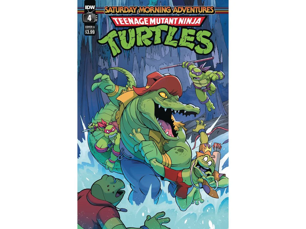 IDW - TMNT Saturday Morning Adventures 2023 004 (Cond. VF-) Lawrence Variant - 18439
