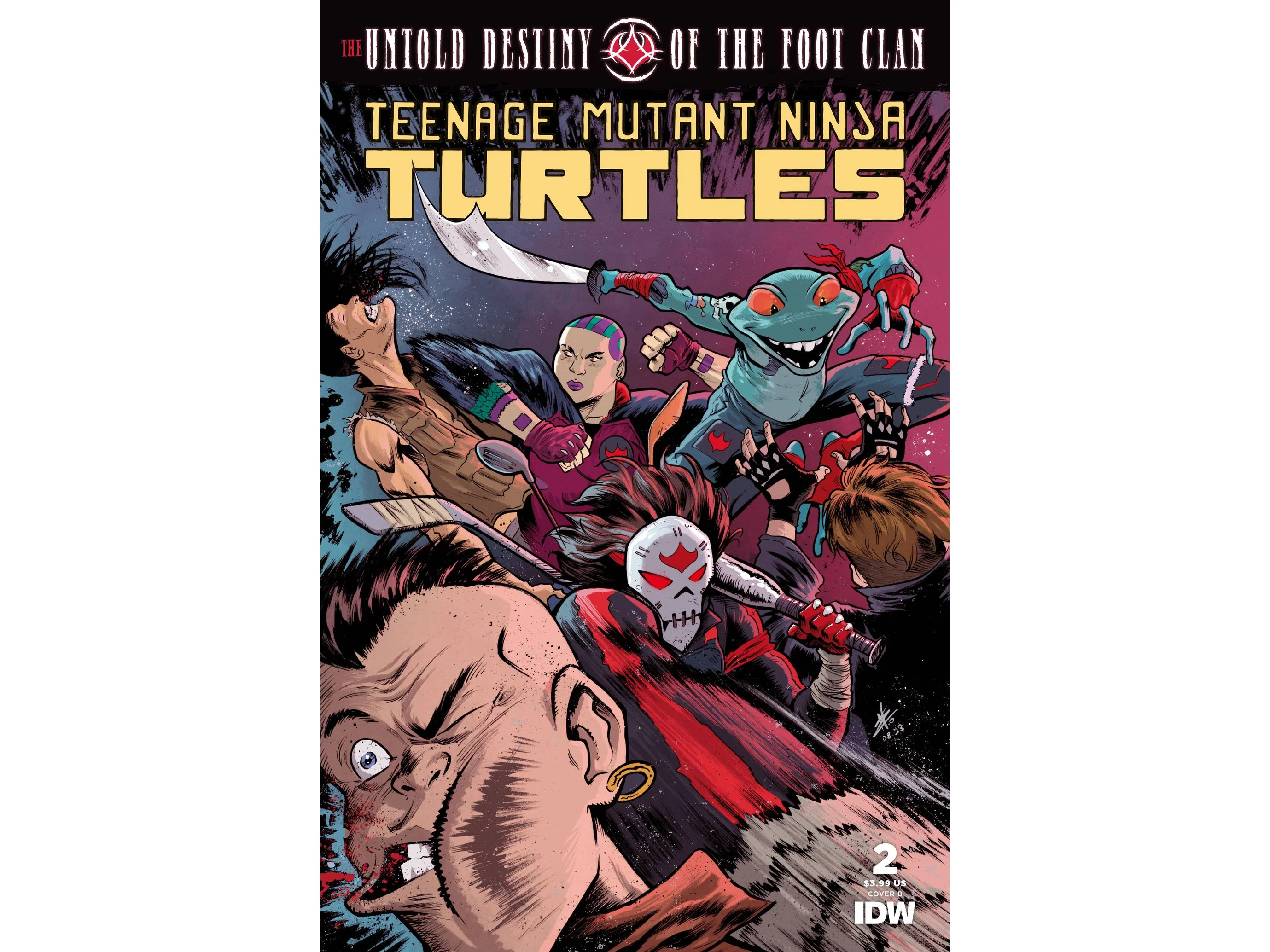 IDW - TMNT Untold Destiny of the Foot Clan 002 CVR B Variant Edition (Cond. VF-) 21438