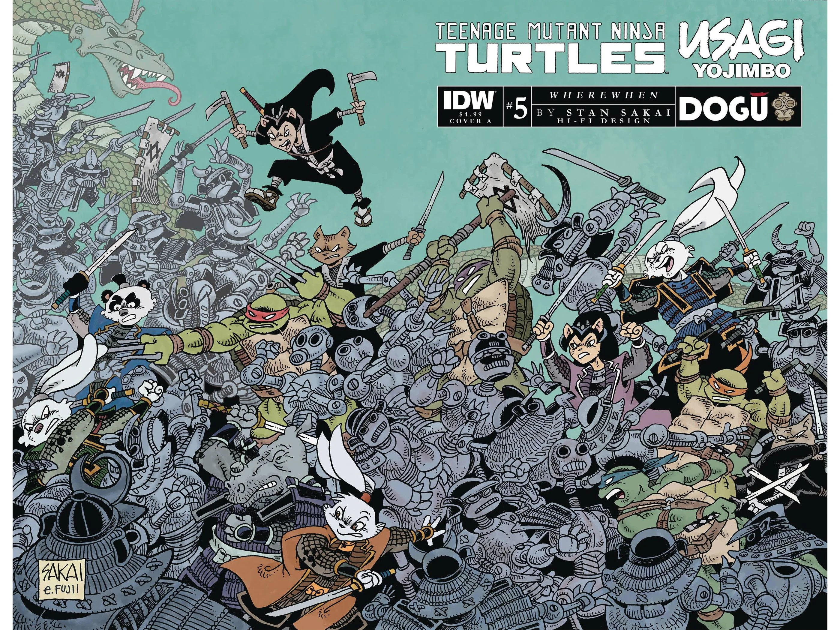 IDW - TMNT/Usagi Yojimbo Wherewhen 005 (Cond. VF-) Cover A Variant Edition - 18207