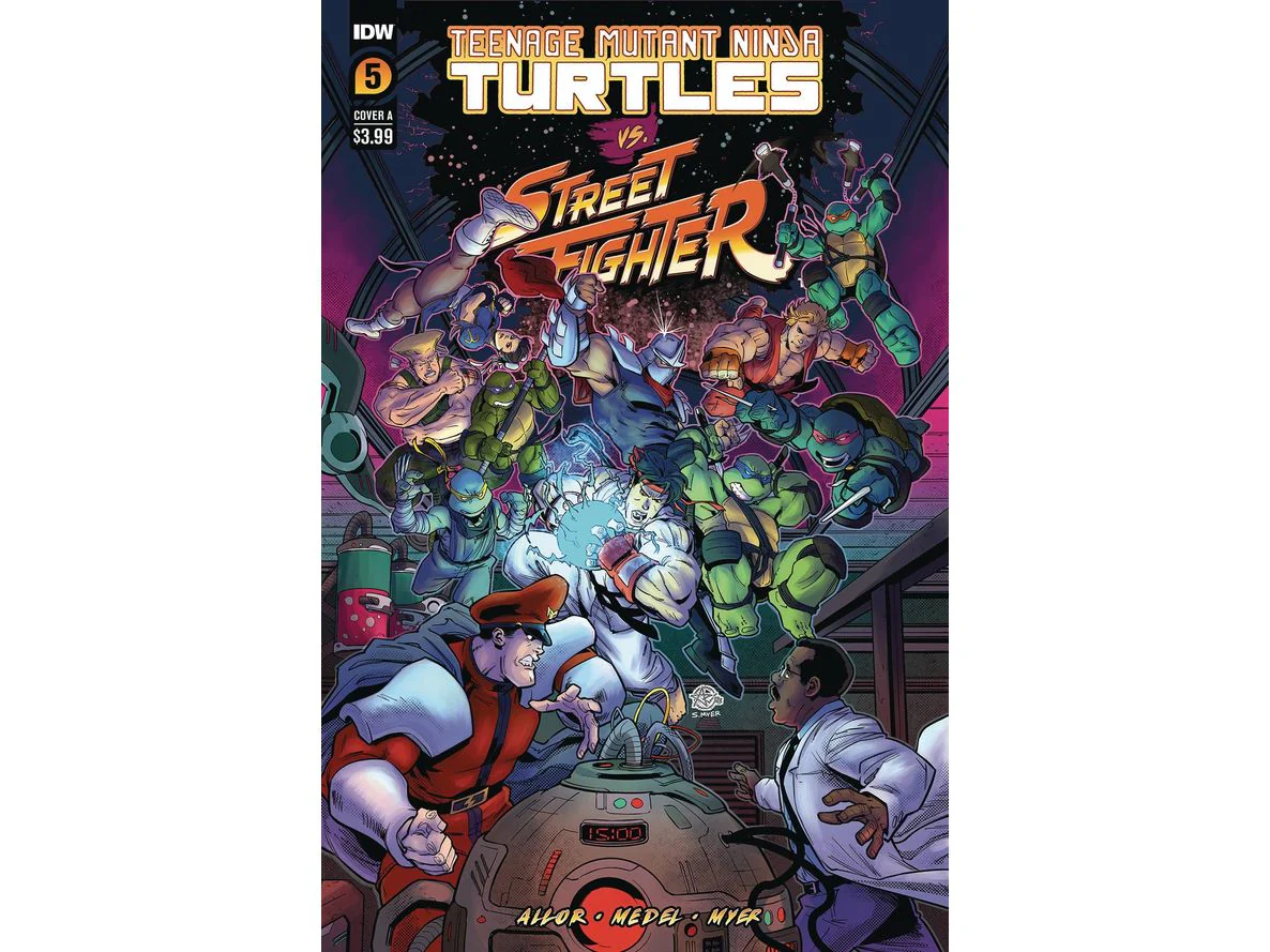 IDW - TMNT VS Street Fighter (2023) 005 (of 005) CVR A Medel Variant (Cond VF-) 19714