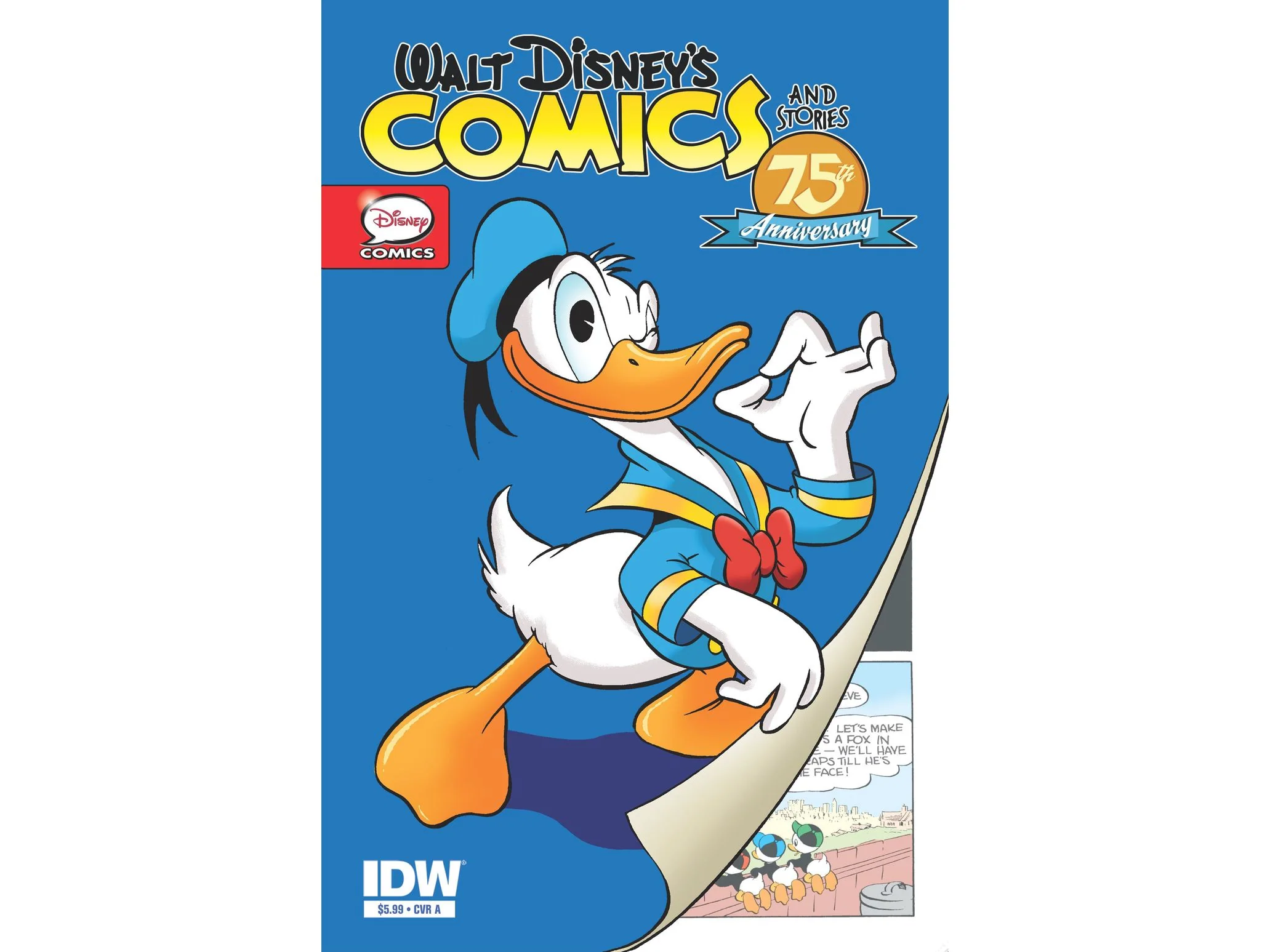IDW - Walt Disney Comics & Stories 75th Anniversary (2015) 001 CVR A Variant Edition (Cond. VF-) - TP0442
