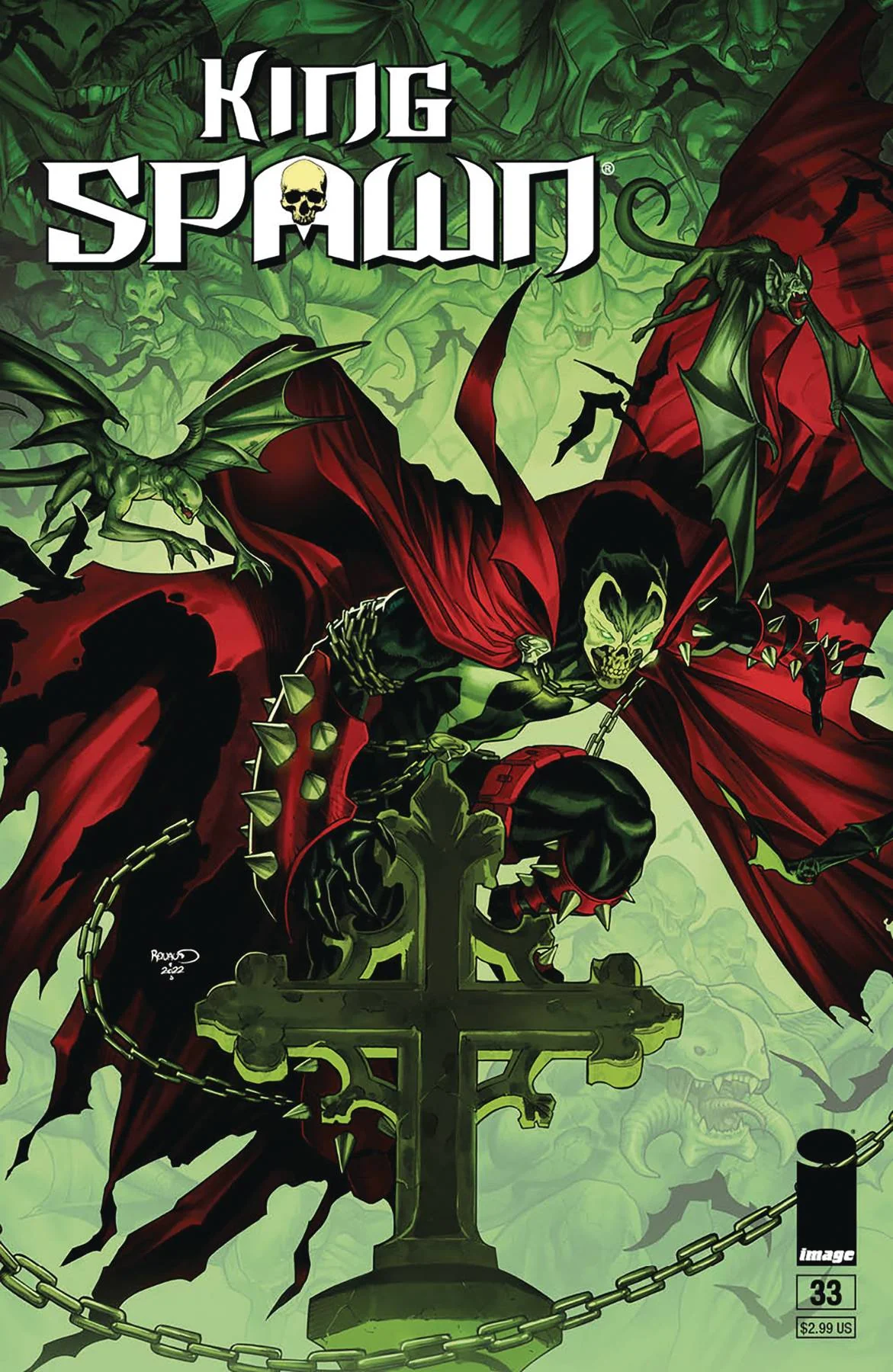 Image Comics - King Spawn (2023) 033 CVR B RENAUD (Cond. VF-) 21493