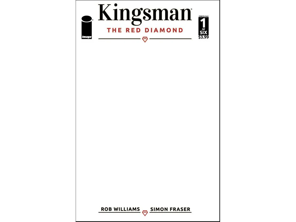 Image Comics - Kingsman Red Diamond 001 Blank Variant (Cond. VF-) 19026