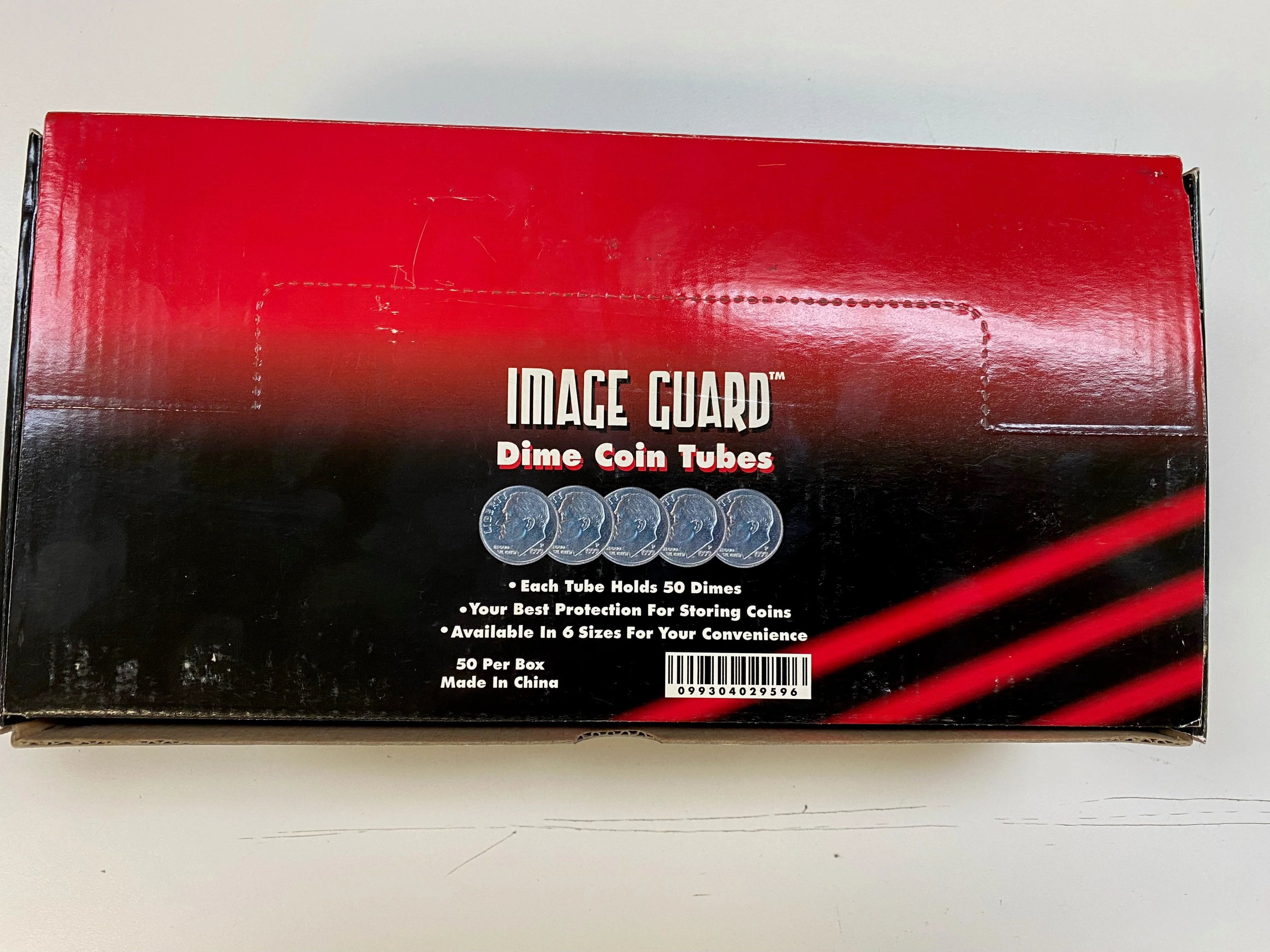 Image Guard - Dime Coin Tubes - 50 Pack
