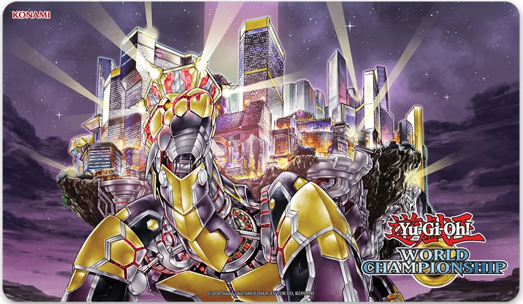 Konami - Yu-Gi-Oh! - World Championship - Grandopolis Eternal Golden City - Game Mat