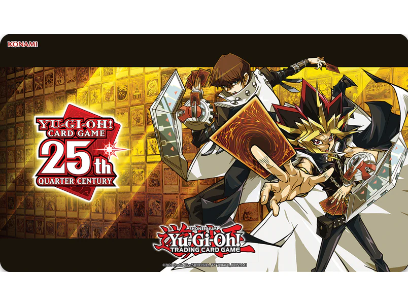 Konami - Yu-Gi-Oh! - Yugi and Kaiba Quarter Century - Game Mat
