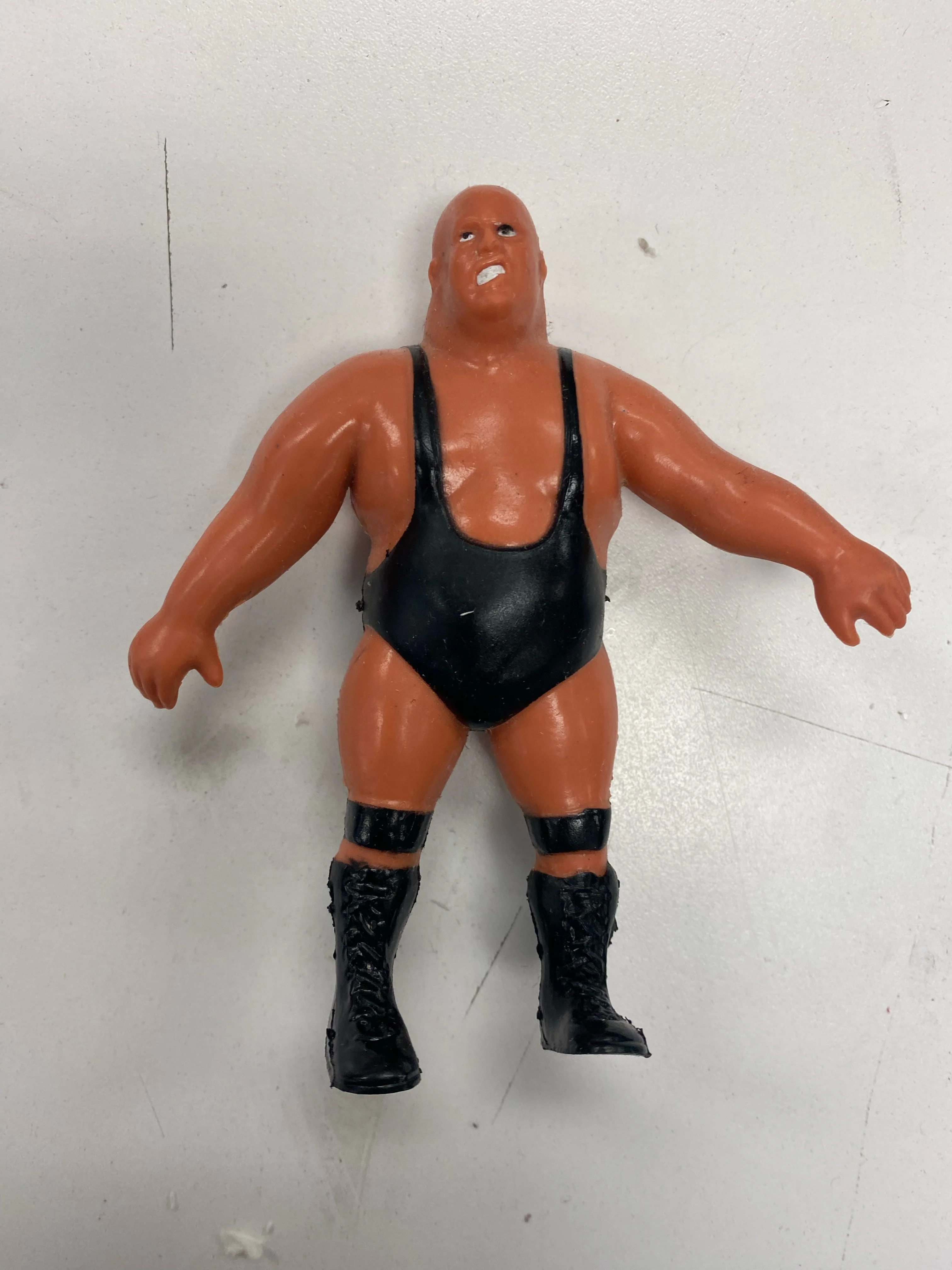 LJN - 1985 - WWF/WWE Wrestling Superstars Bendies - "King Kong" Bundy - 4.5" Figure *Loose*