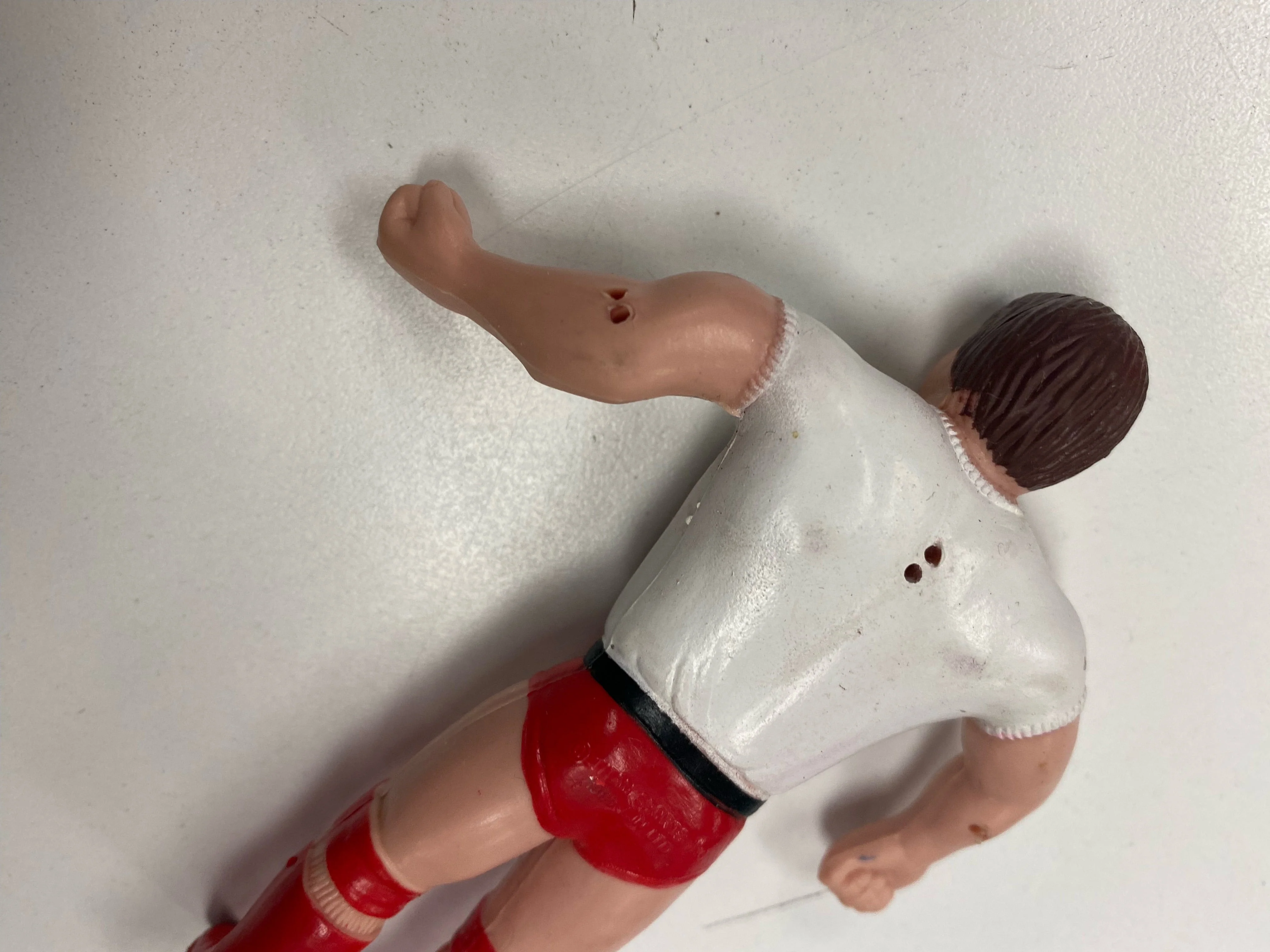 LJN - 1985 - WWF/WWE Wrestling Superstars Bendies - "Rowdy" Roddy Piper - 4.5" Figure *Loose* - Image 2