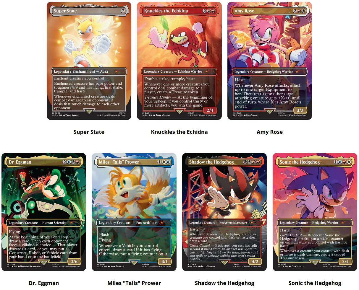 Magic the Gathering - Secret Lair - Sonic Legends - Image 2