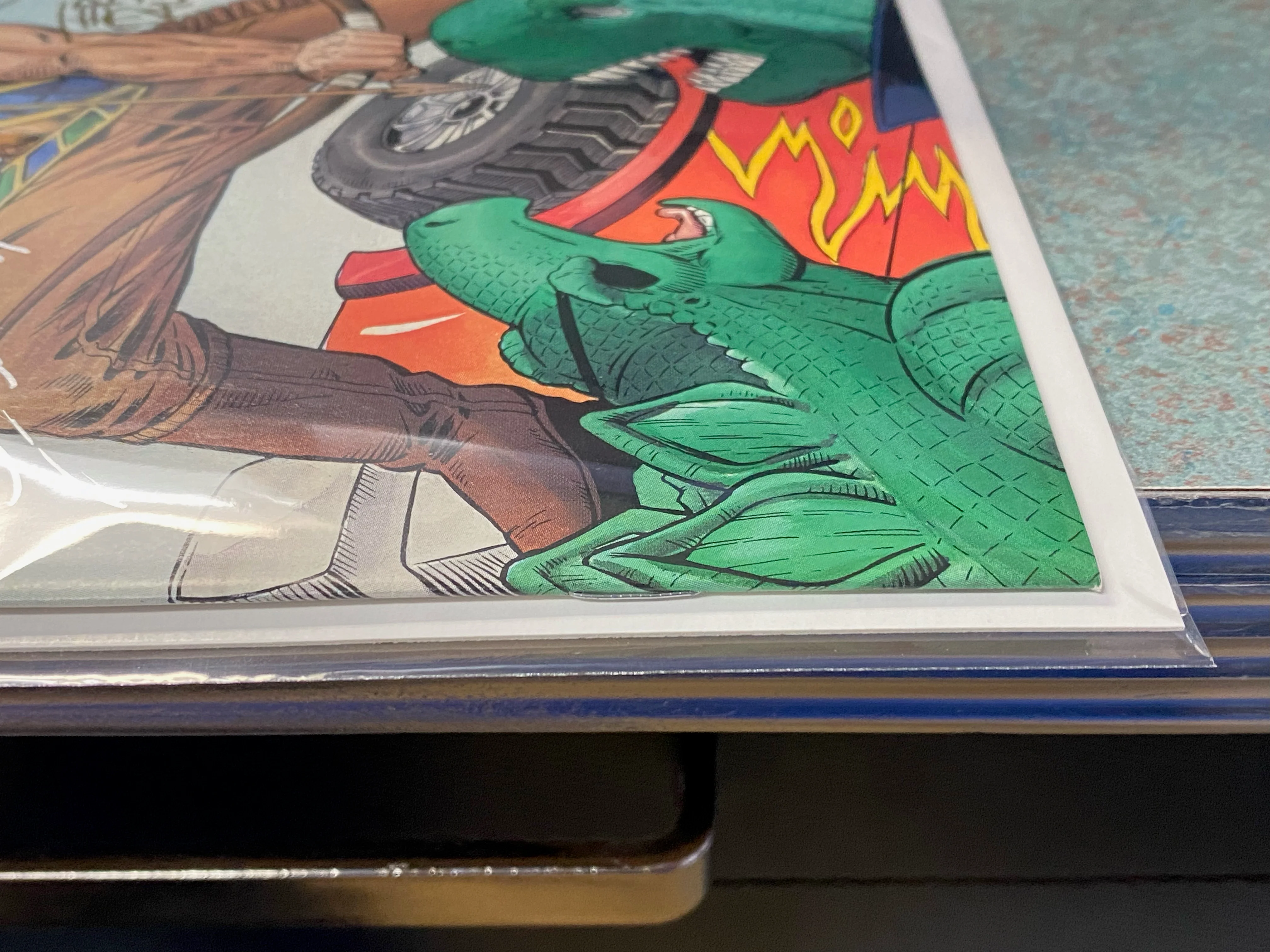 Malibu Comics - Dinosaurs for Hire (1993 2nd Series) 007 Tom Mason & Terry Pallot Signatures (Cond. FN) - 22506 - Image 5